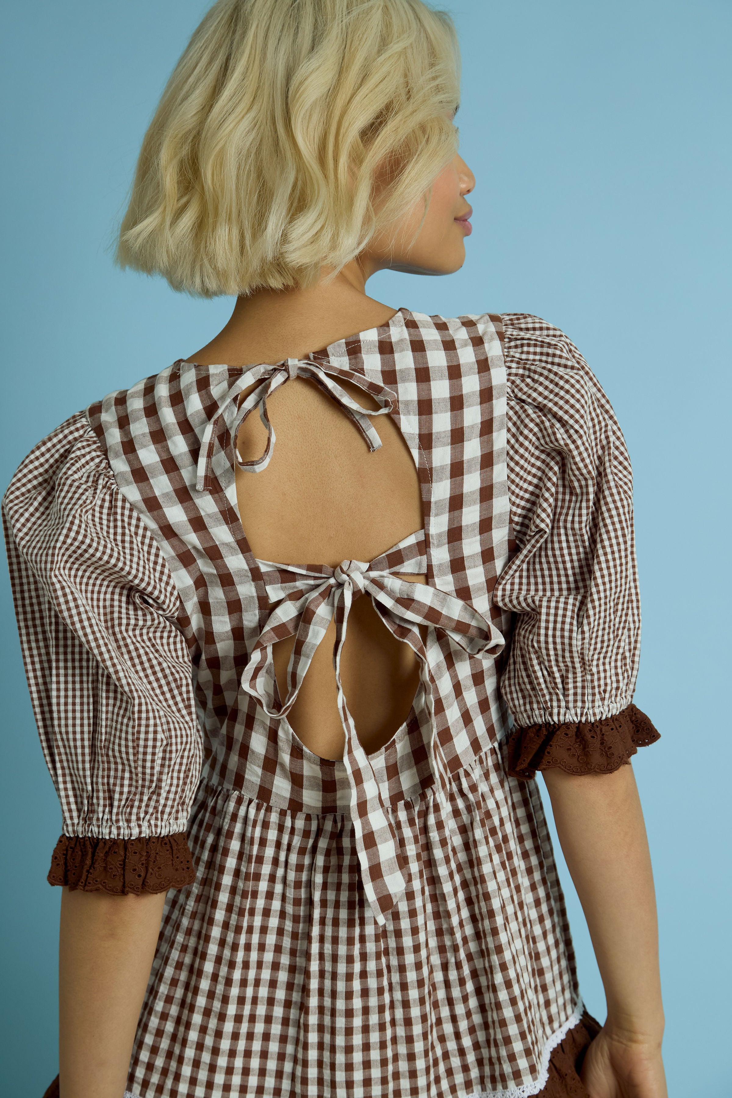June Gingham Midaxi Dress