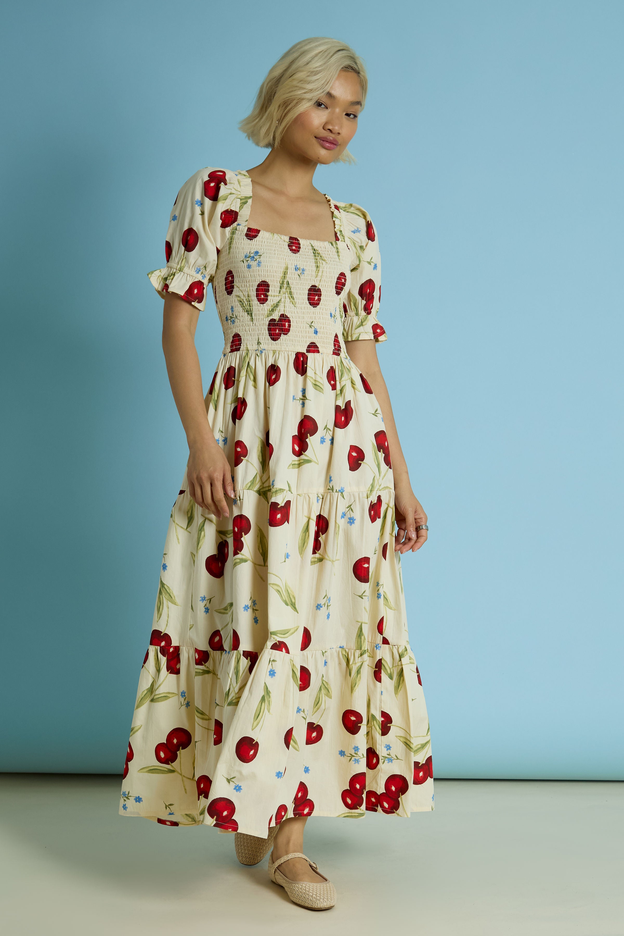 August Cherry Dress