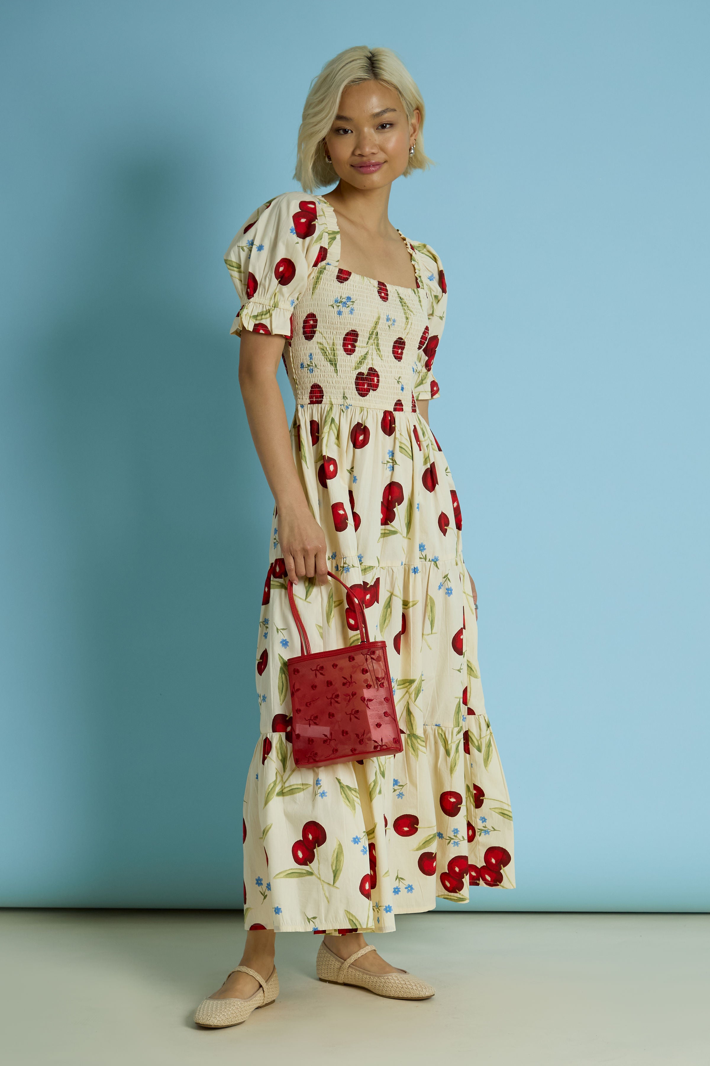 August Cherry Dress