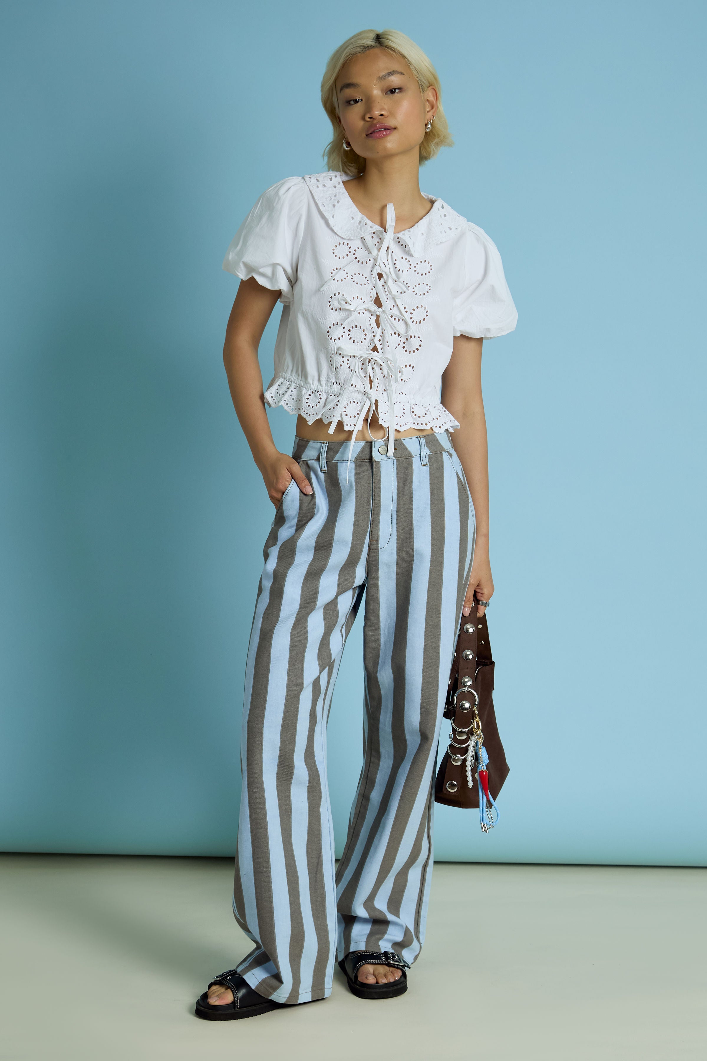 Faye Tie Front Blouse