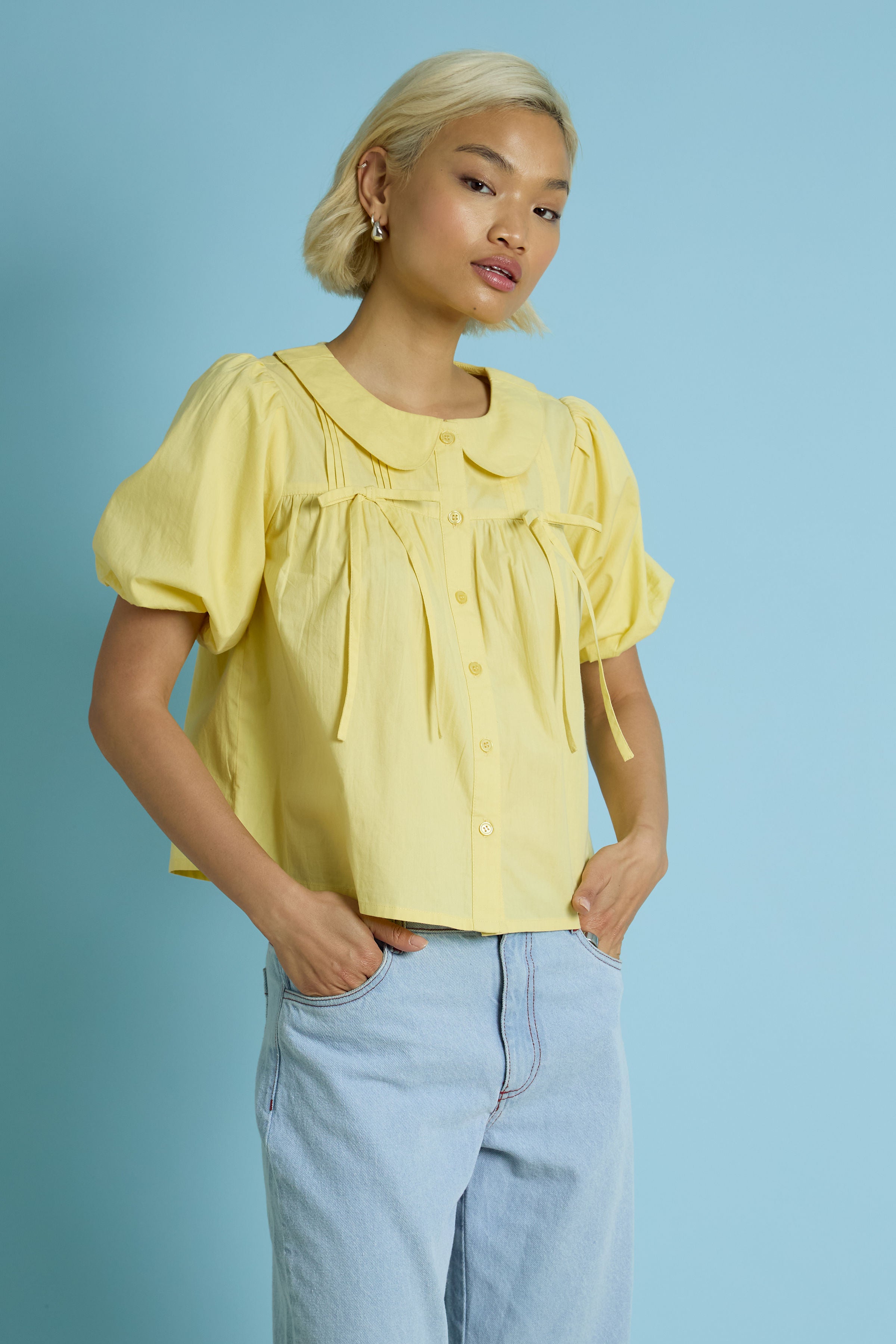 Winona Lemon Blouse