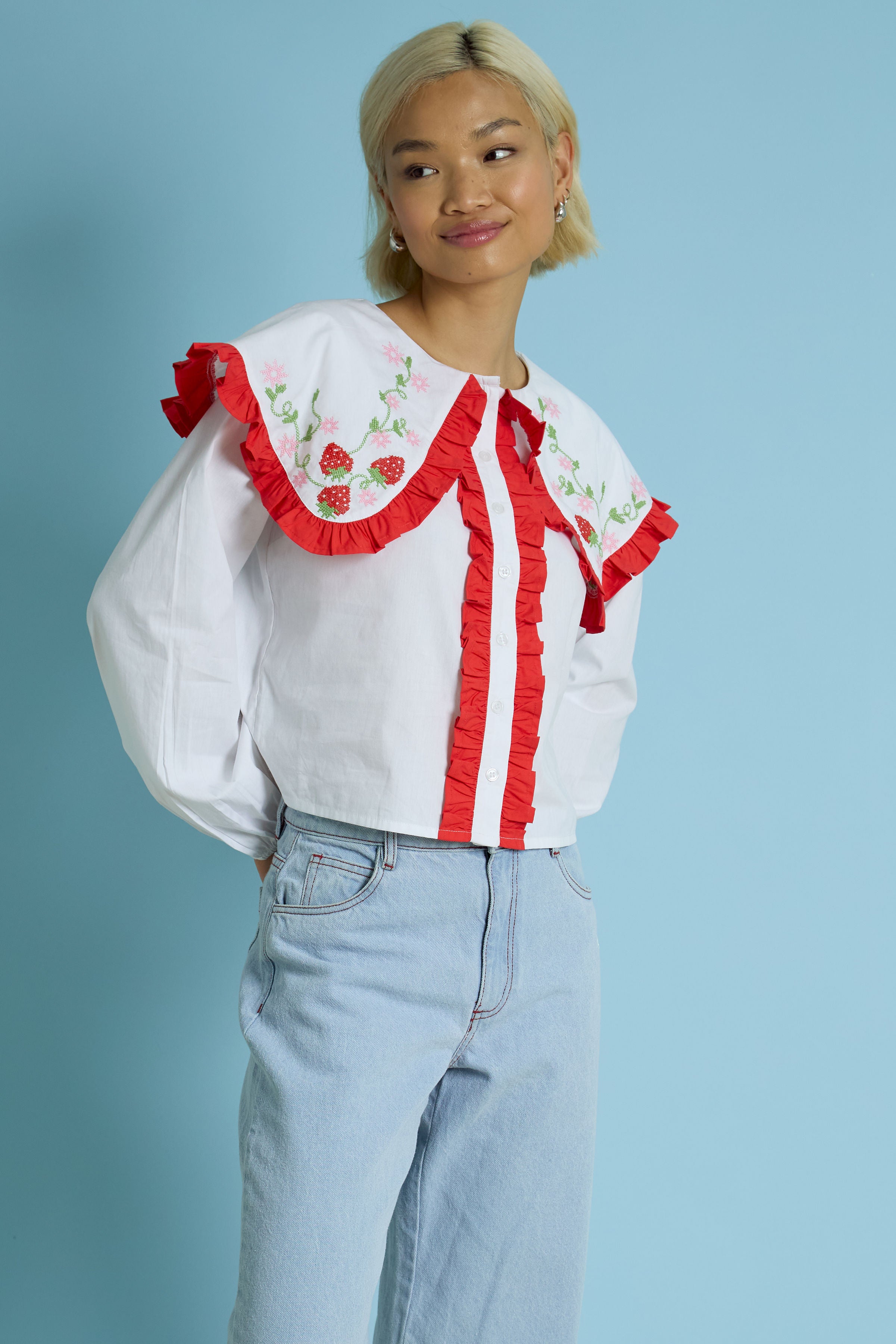 Martha Embroidered Blouse