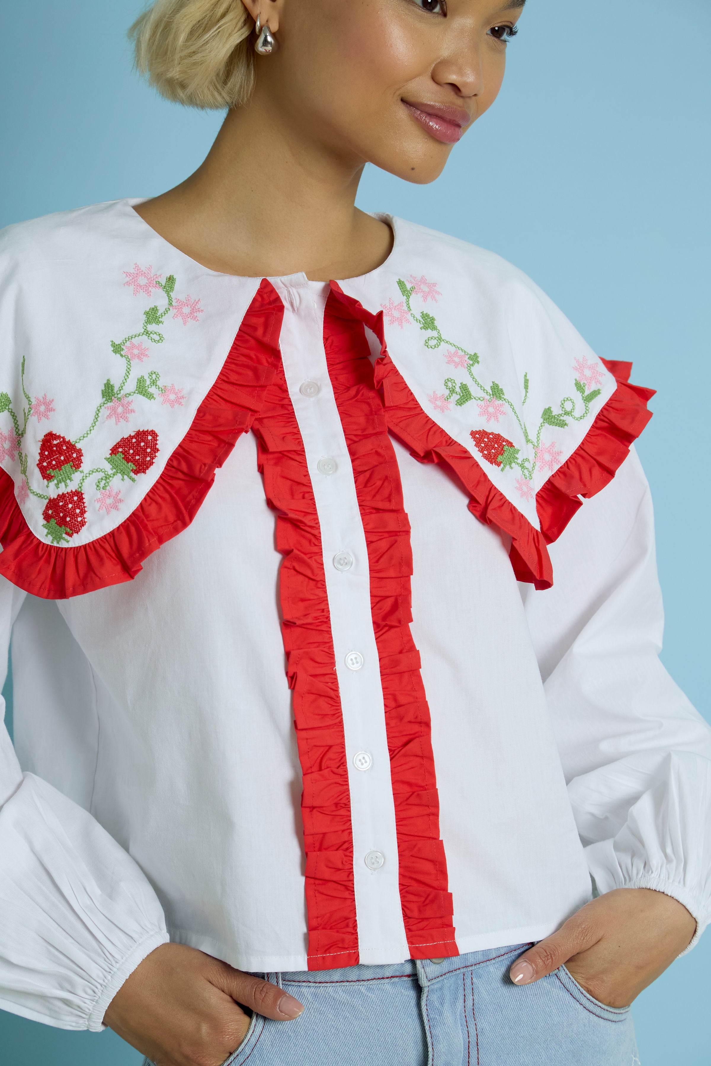 Martha Embroidered Blouse