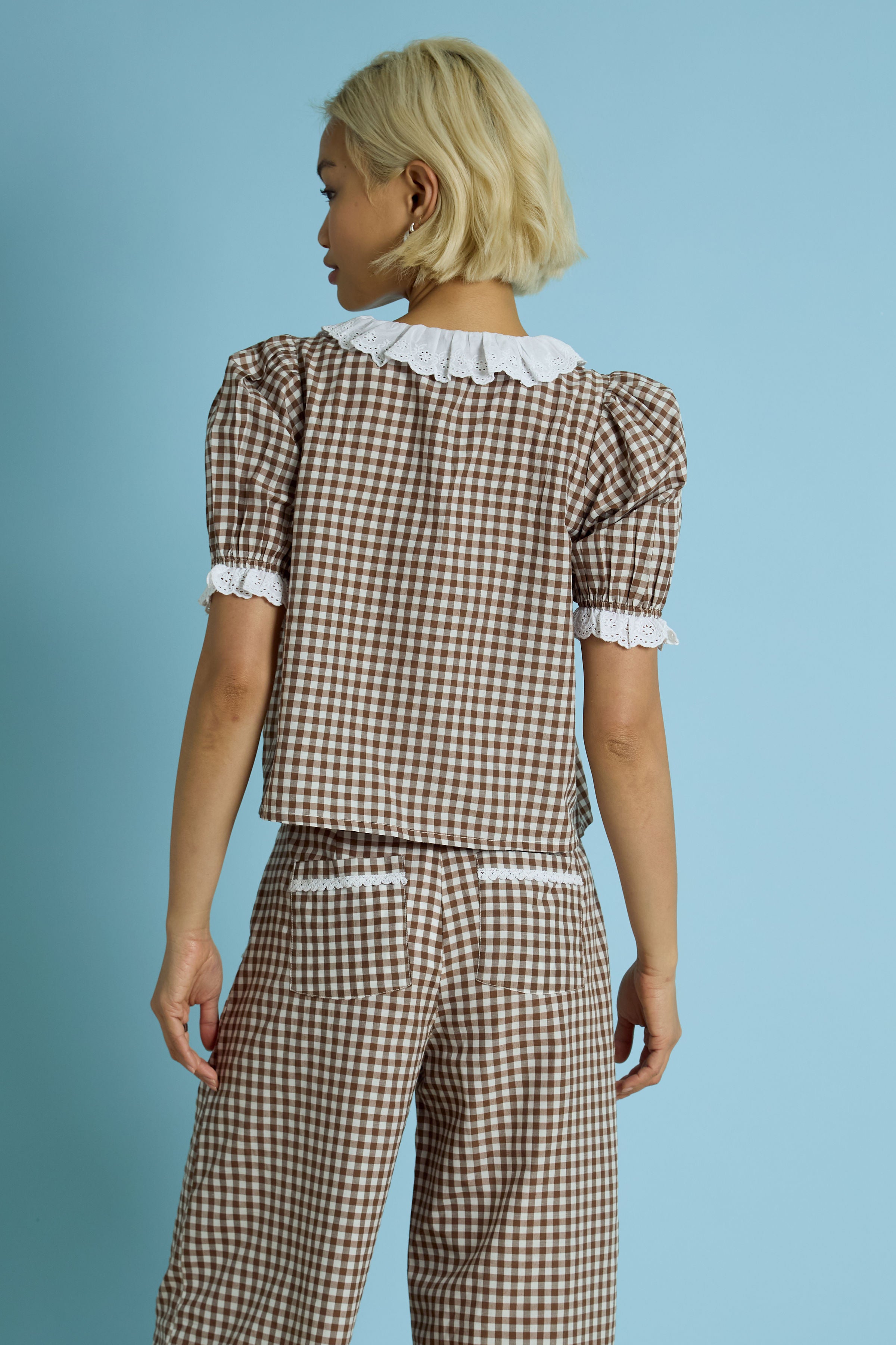 June Gingham Blouse