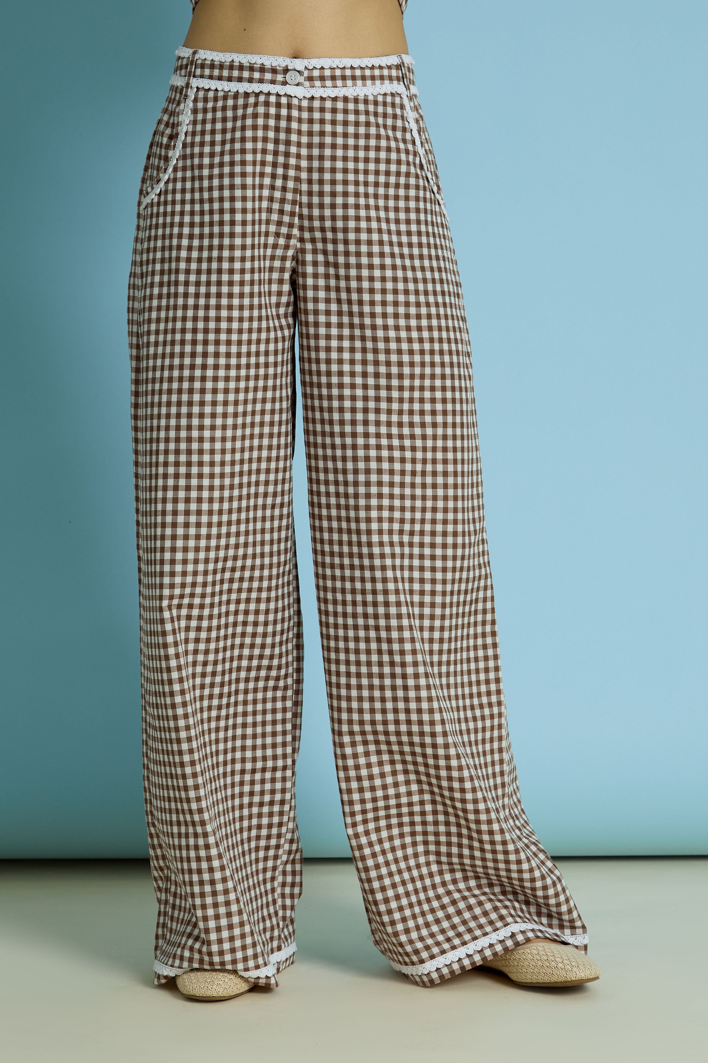 June Gingham Trousers