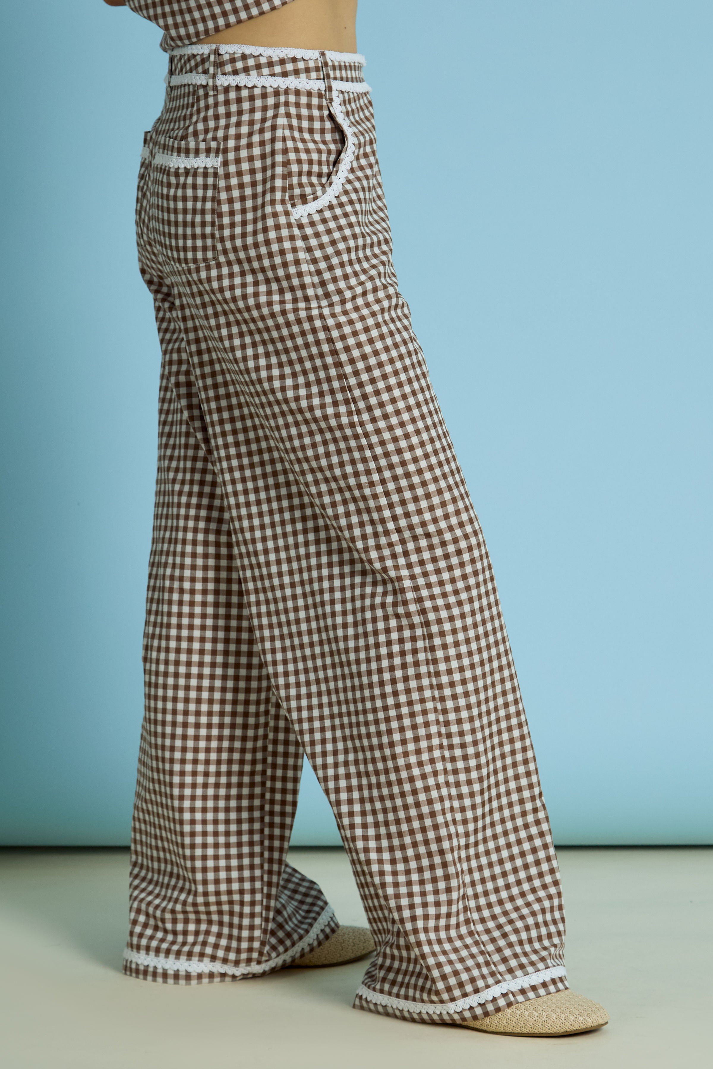 June Gingham Trousers