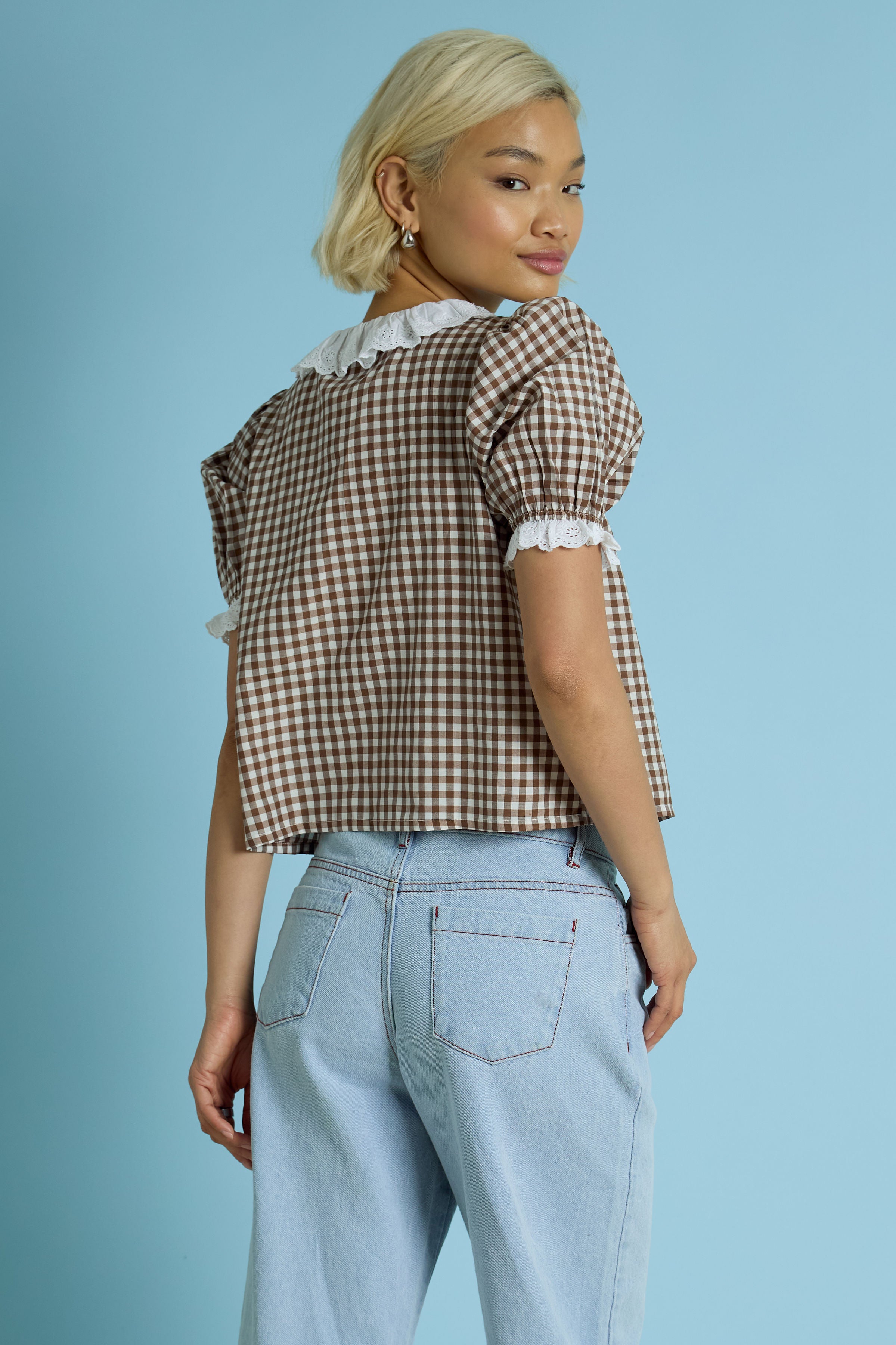 June Gingham Blouse