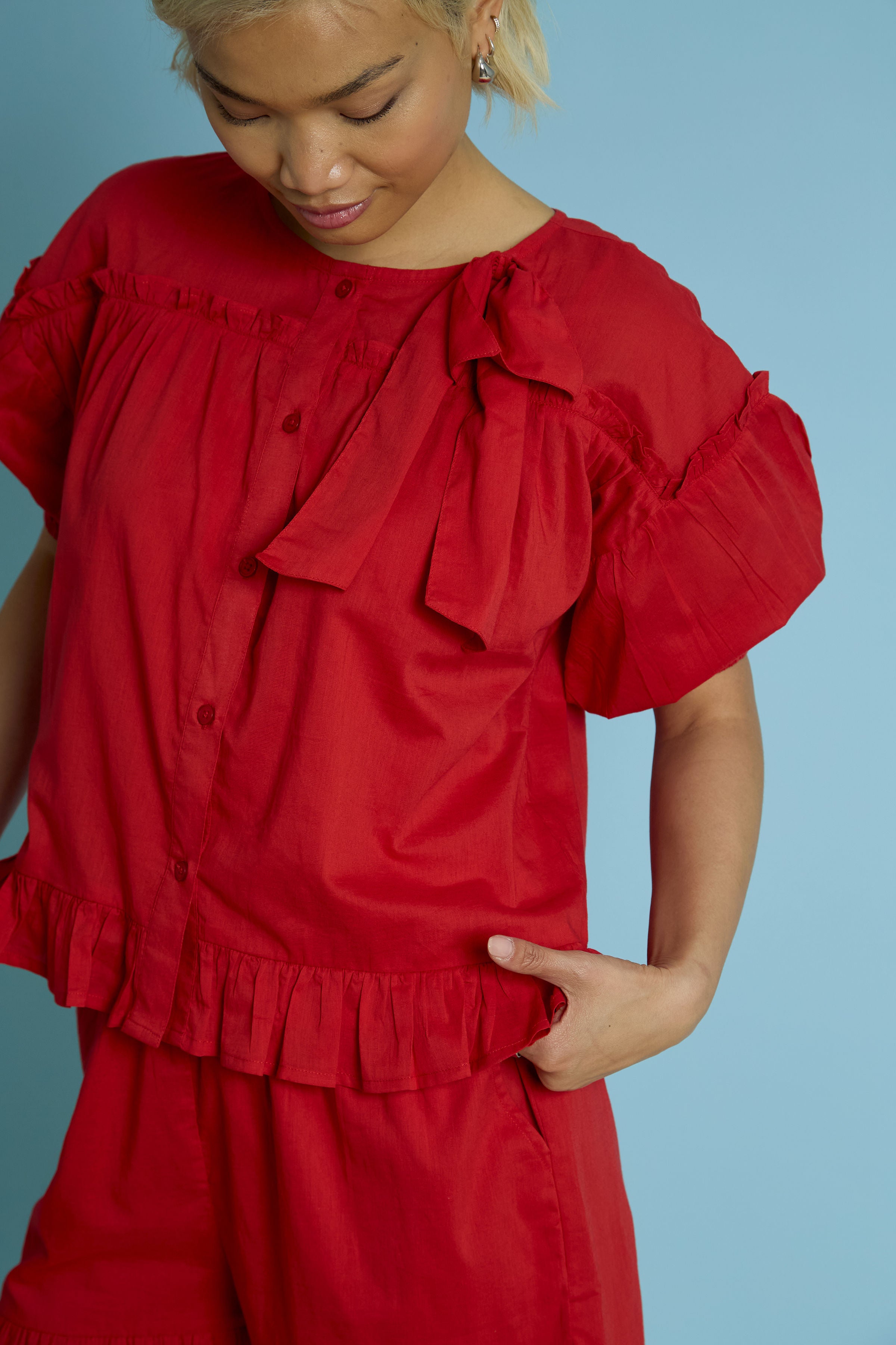 Maude Bow Detail Blouse