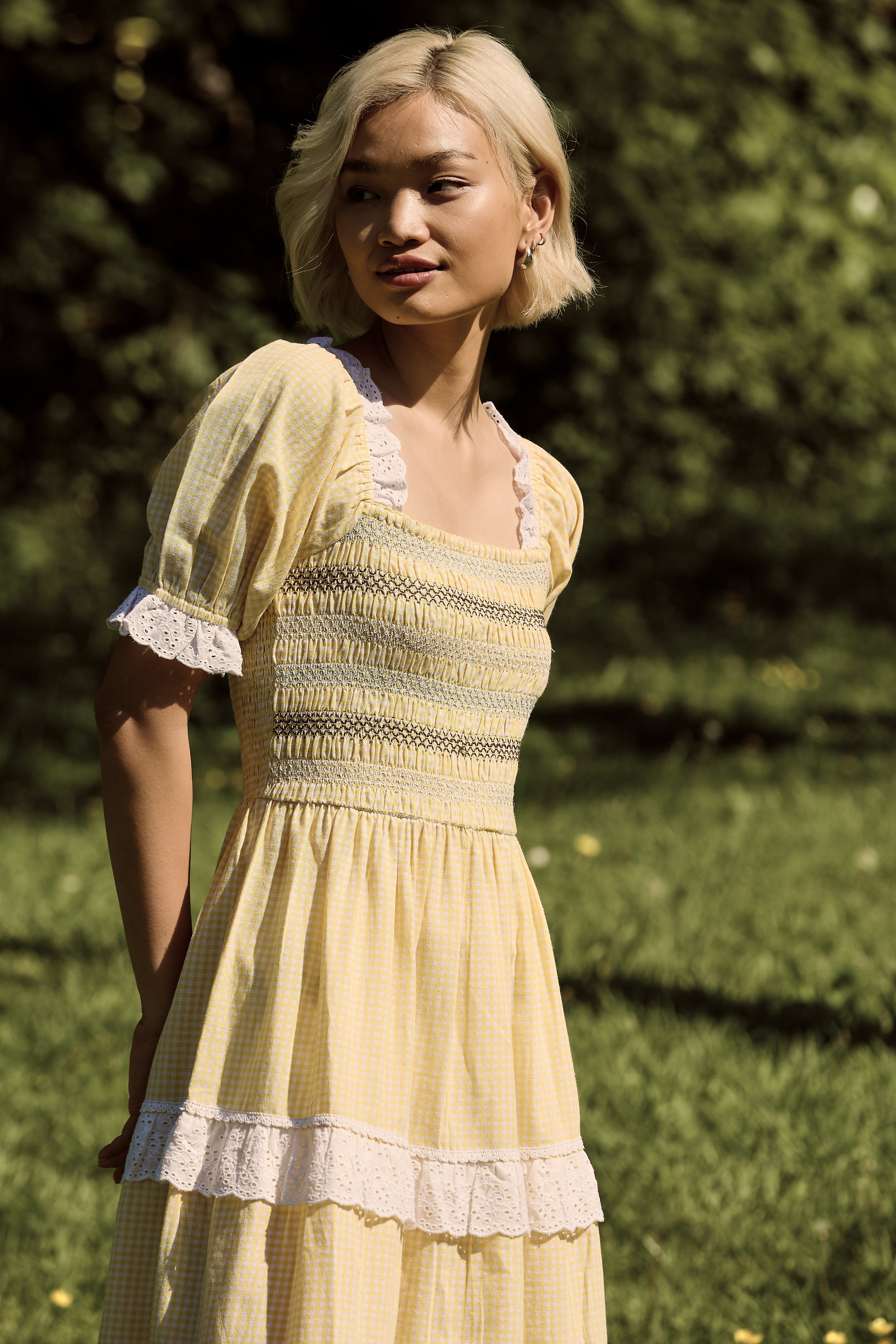 Tilda Gingham Maxi Dress