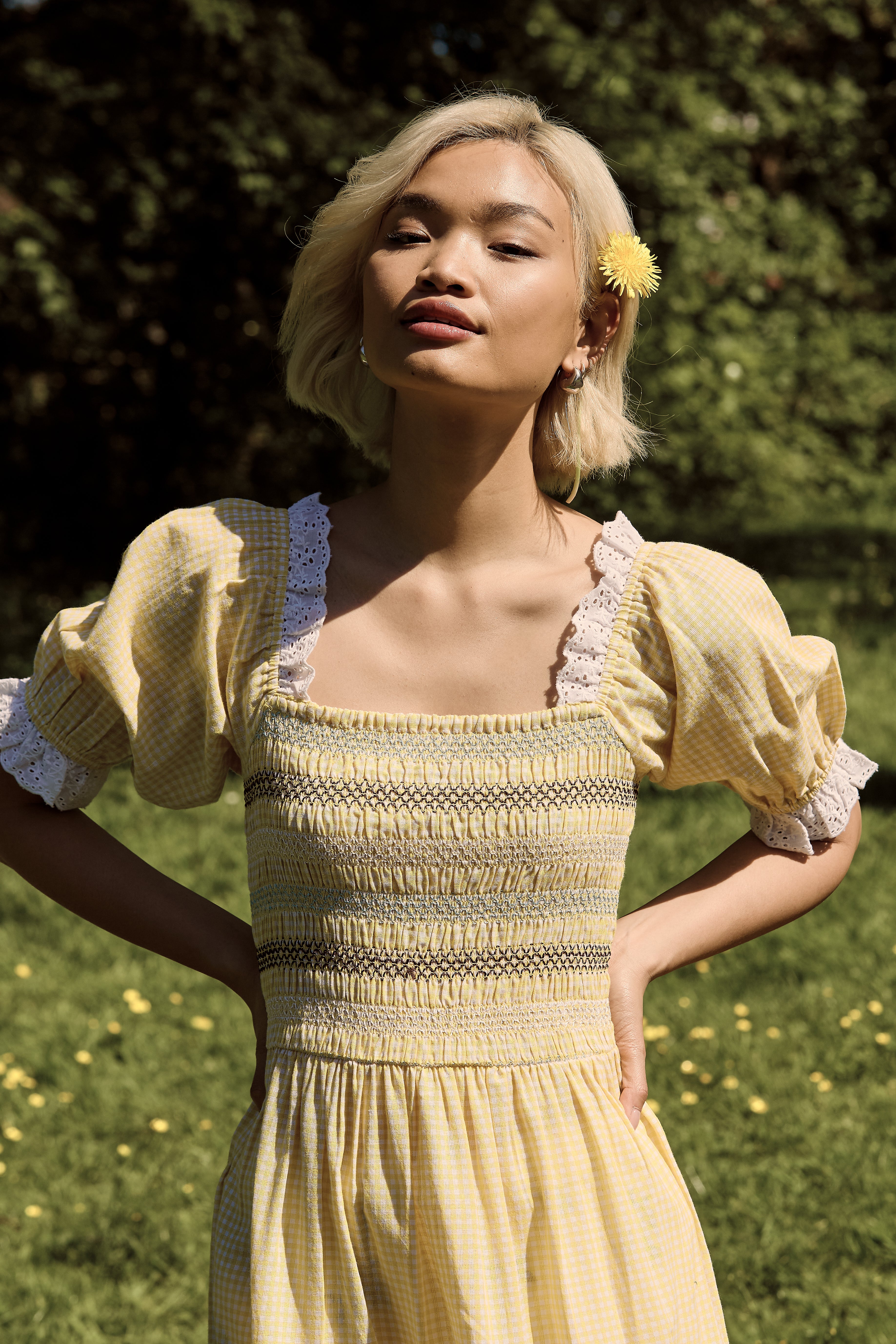Tilda Gingham Maxi Dress