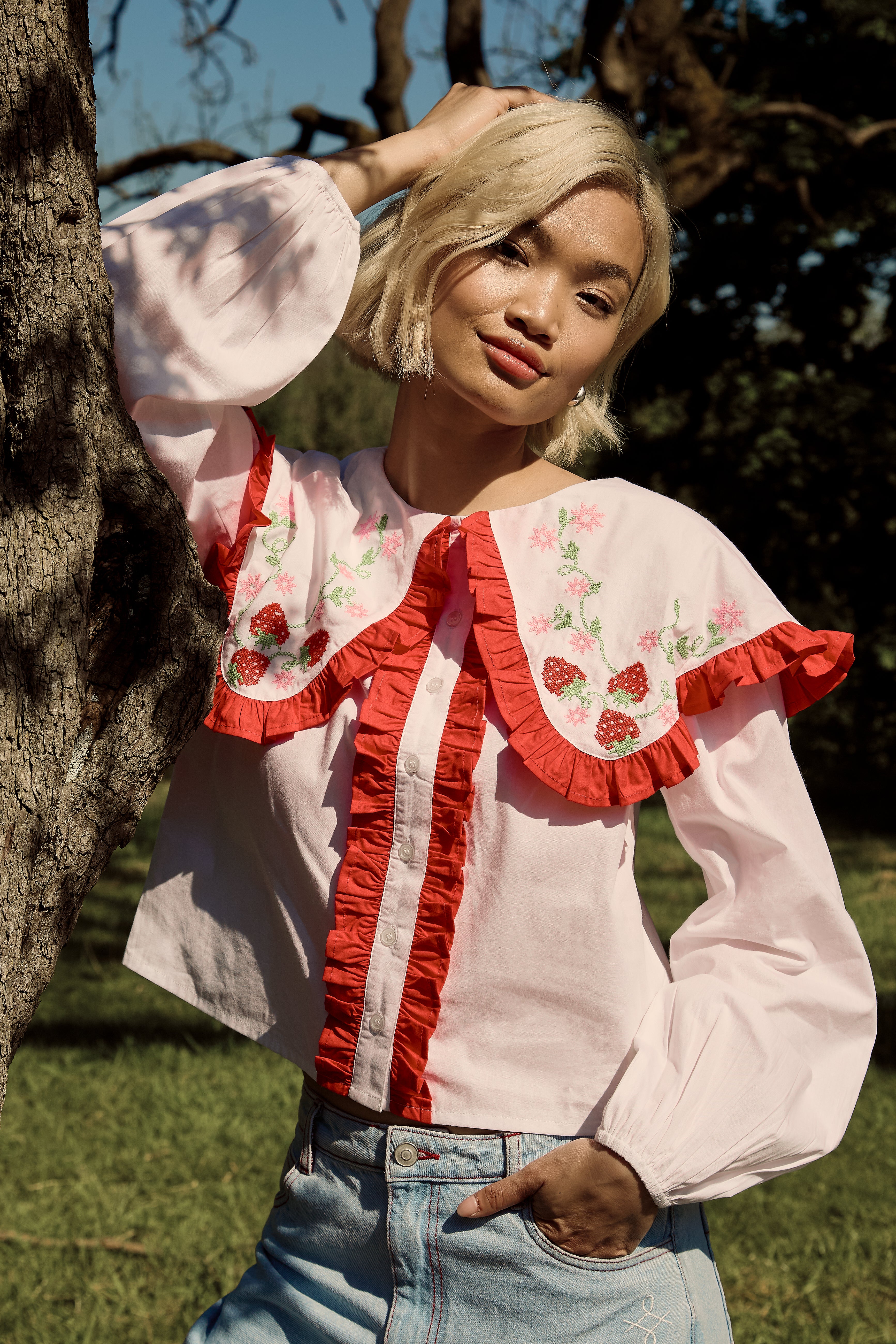 Martha Embroidered Blouse