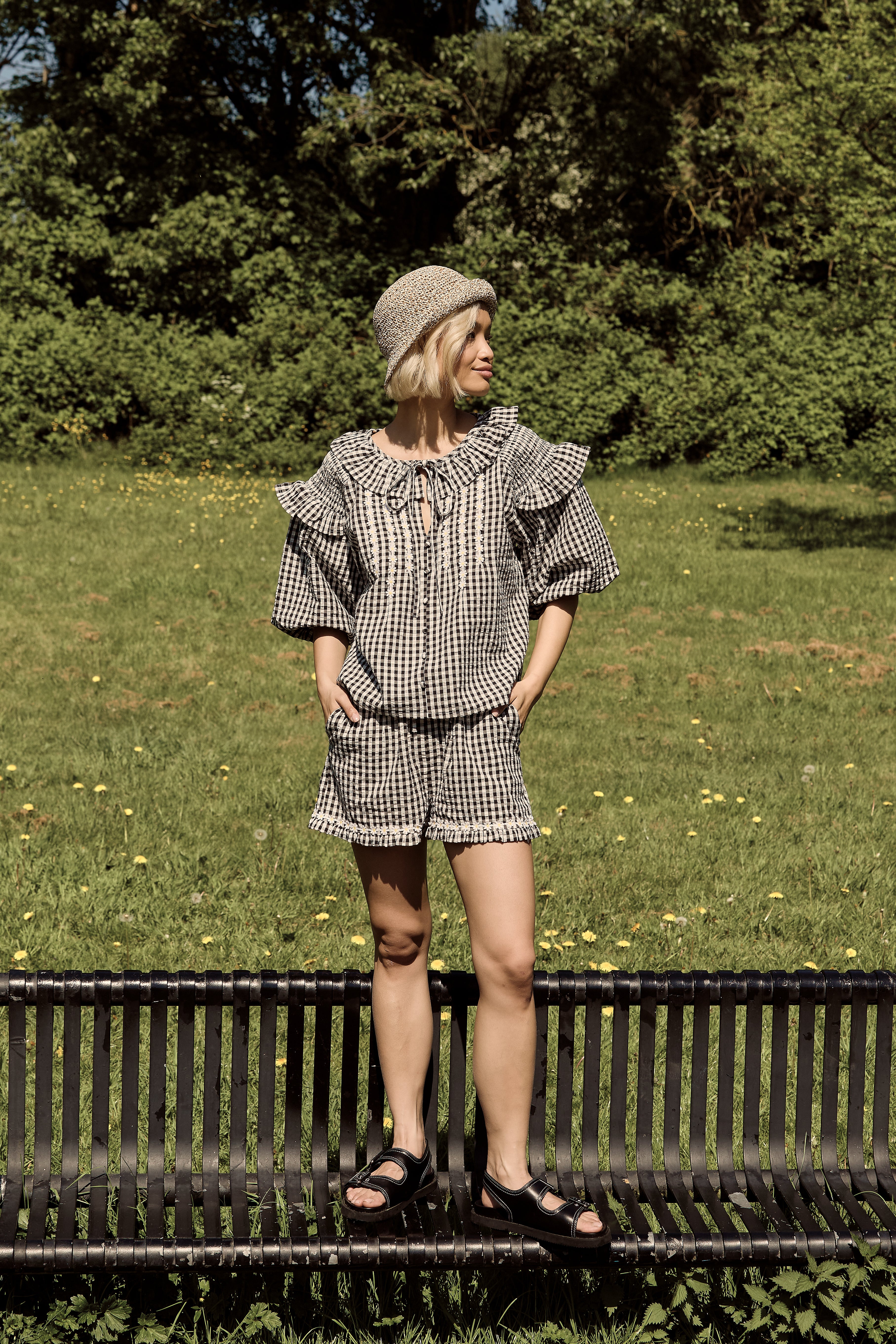 Josephine Gingham Shorts