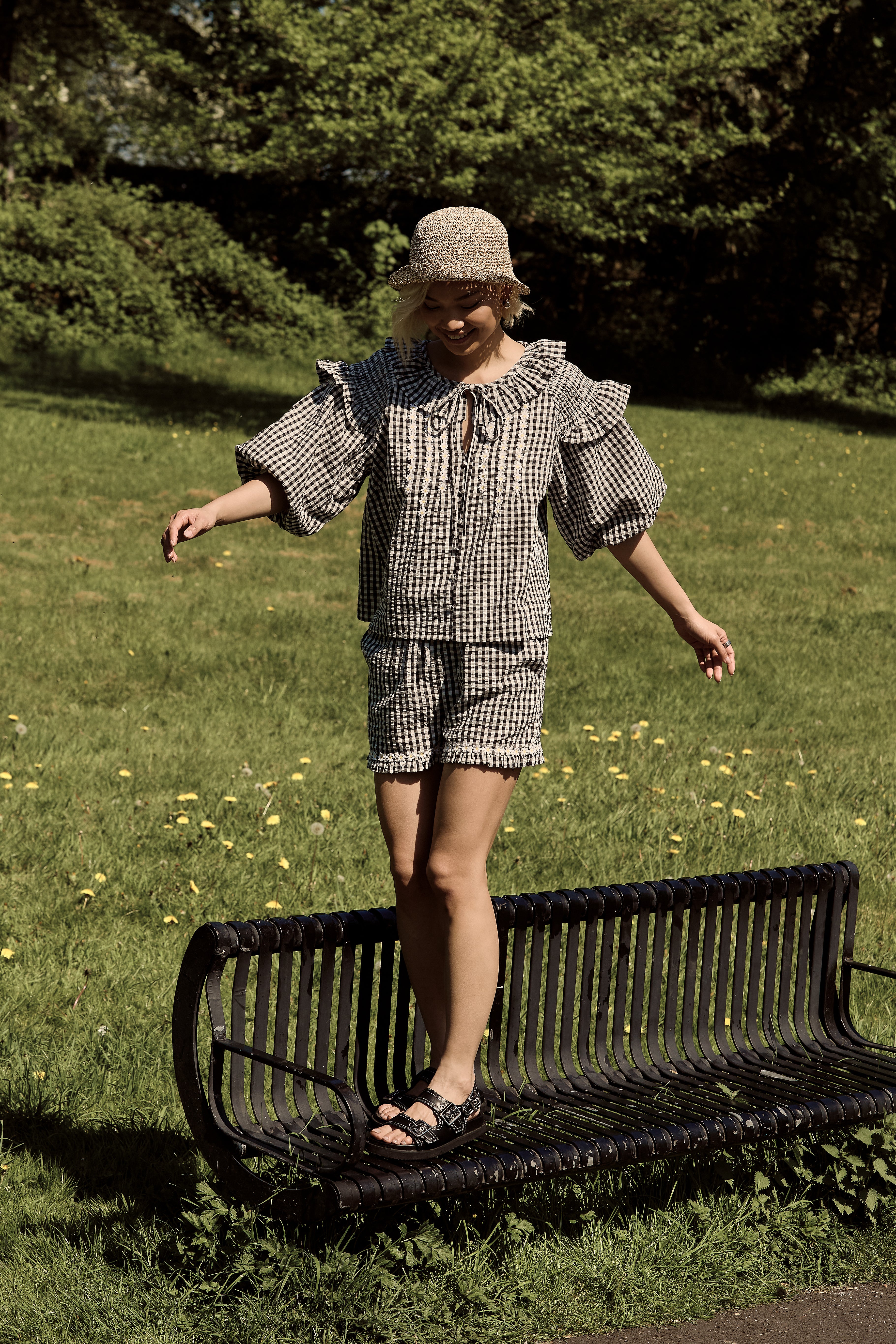 Josephine Gingham Shorts