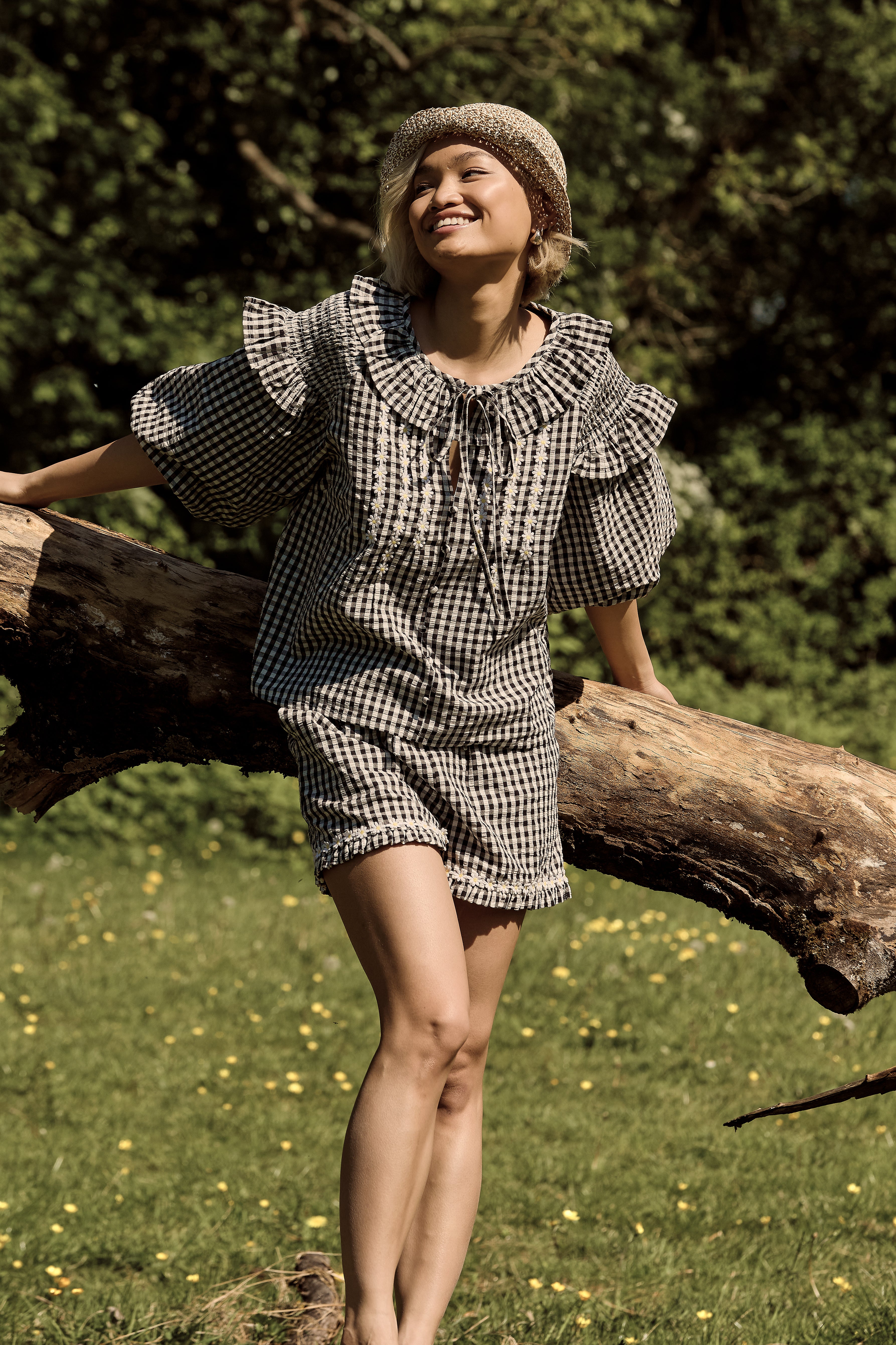 Josephine Gingham Shorts