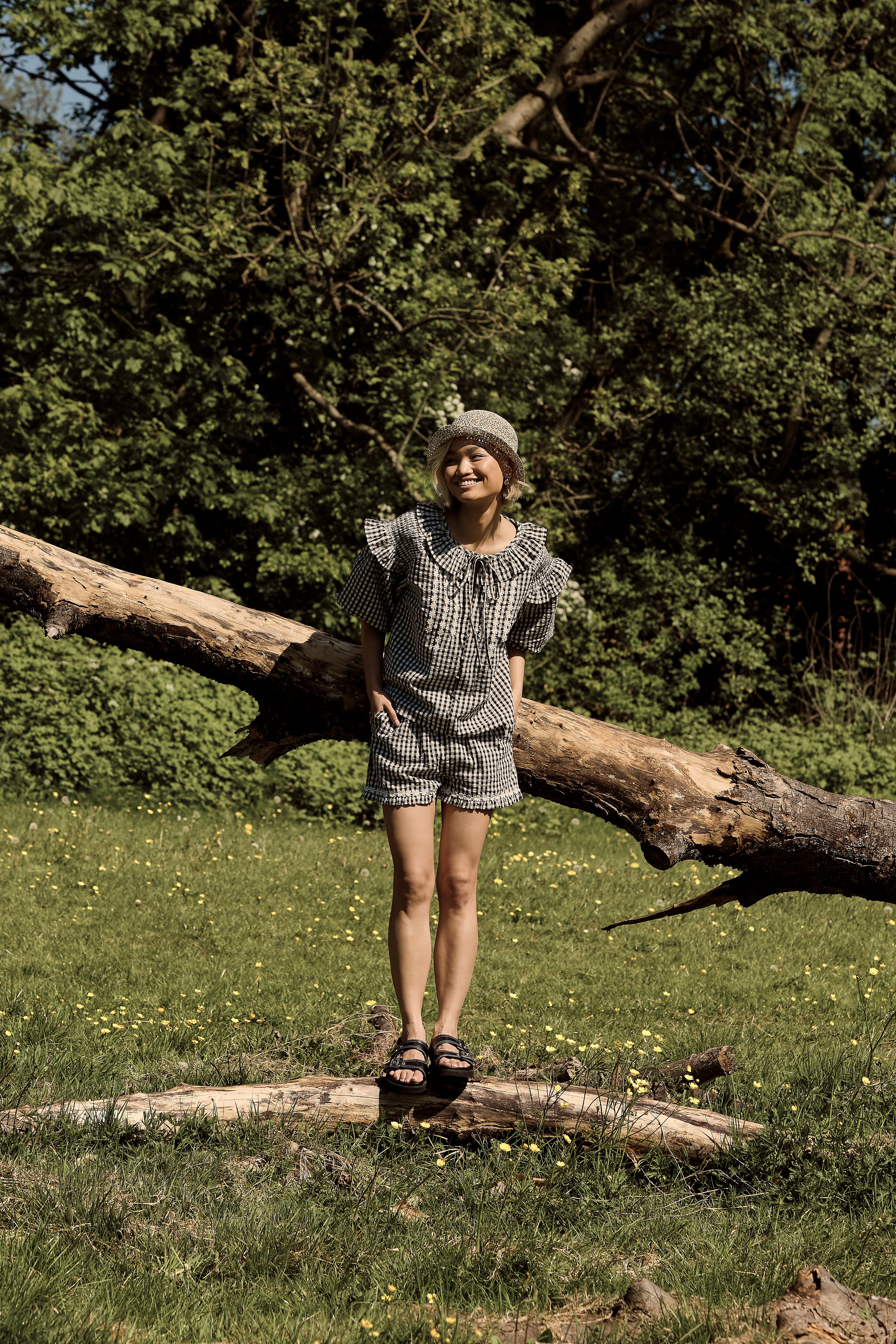 Josephine Gingham Shorts