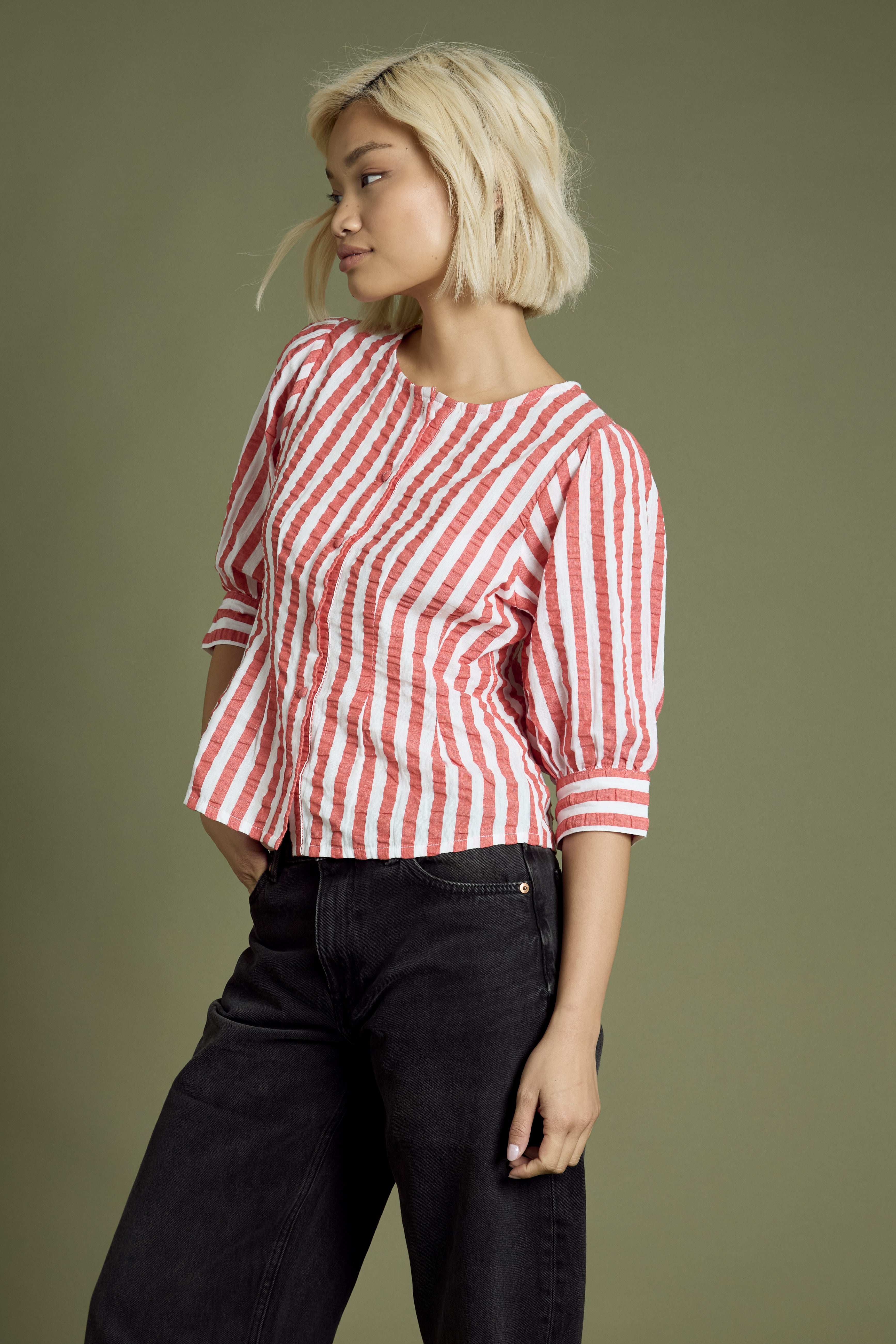 Ruby Stripe Blouse