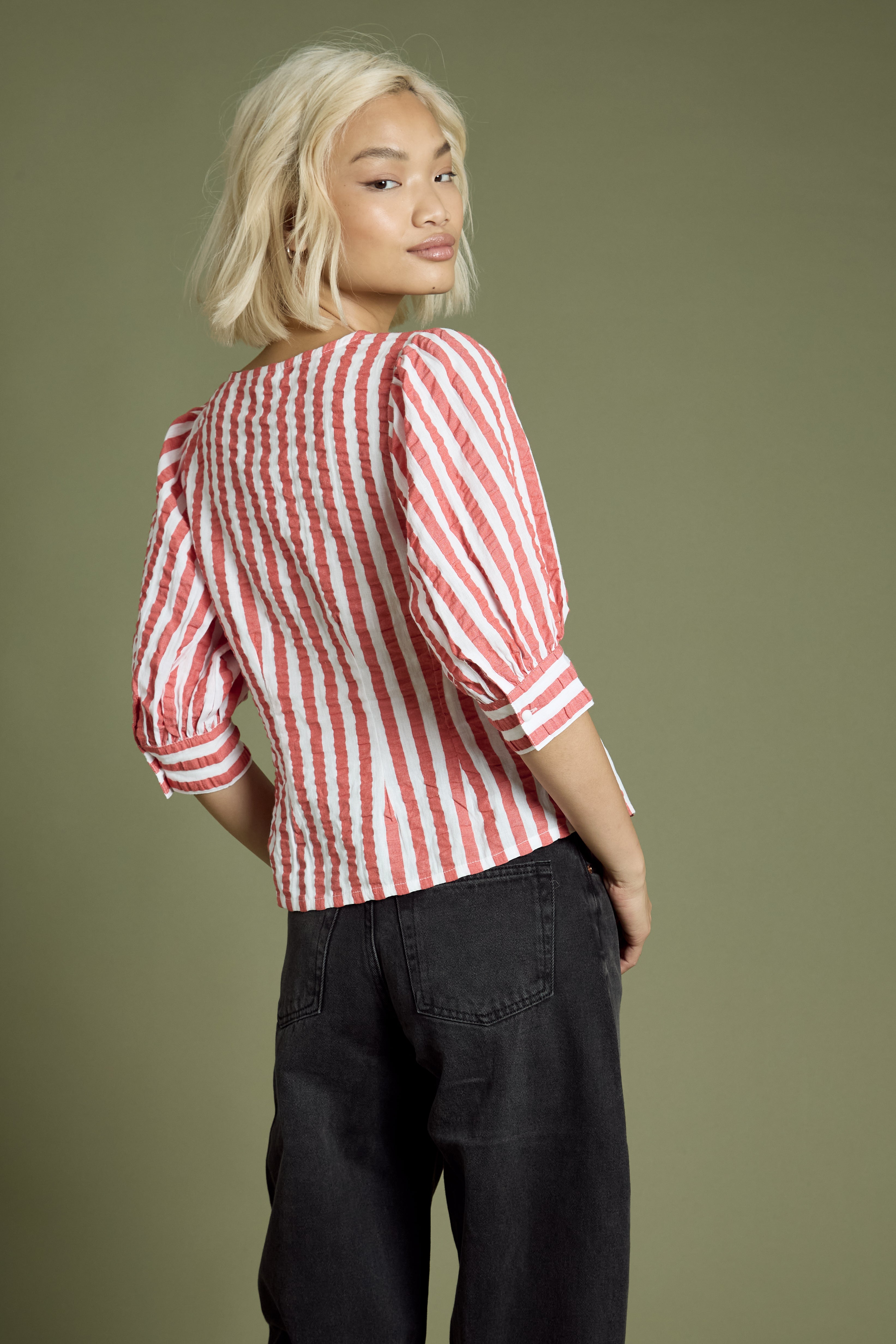 Ruby Stripe Blouse