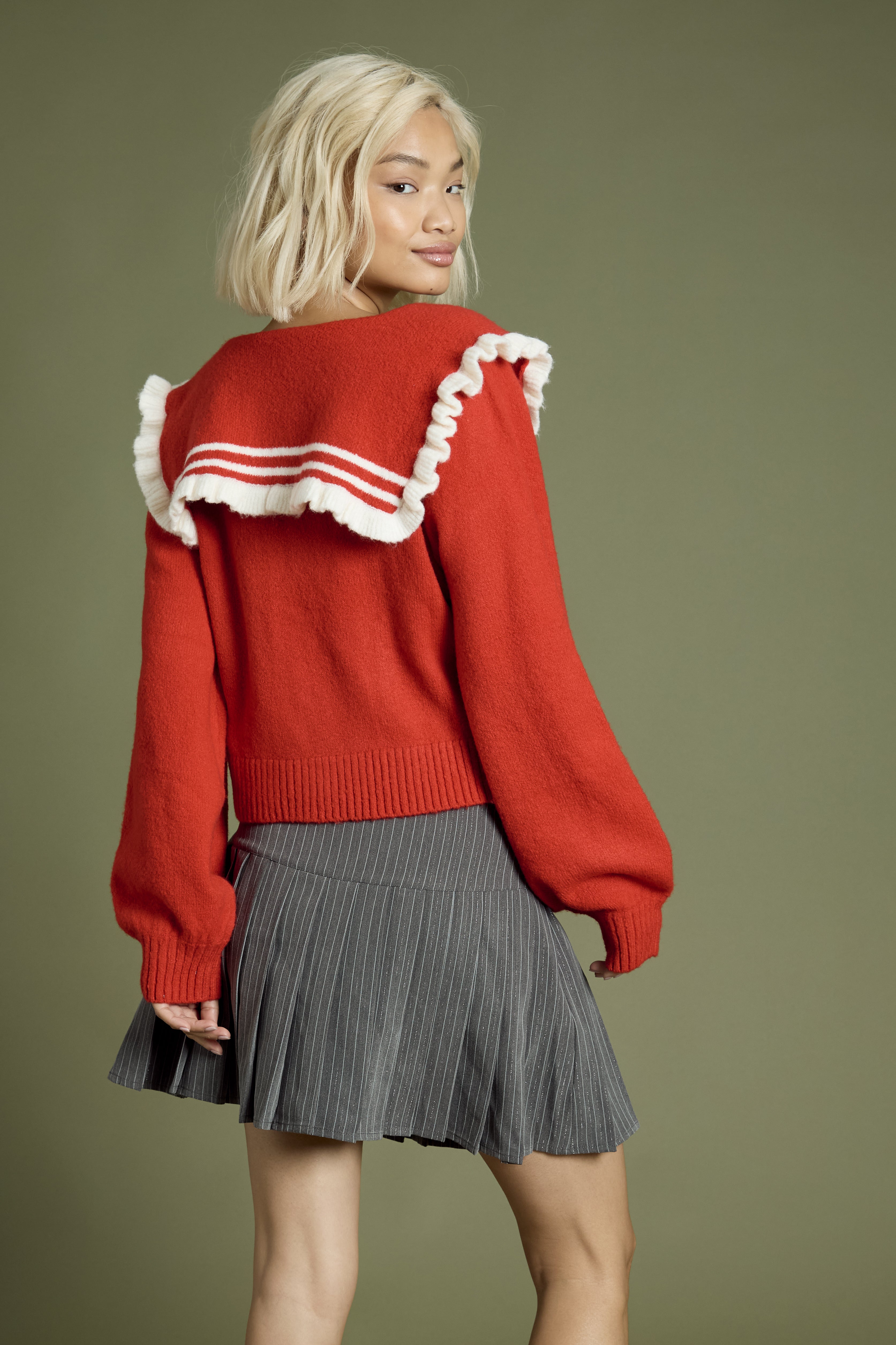 Margaret Red Cardigan