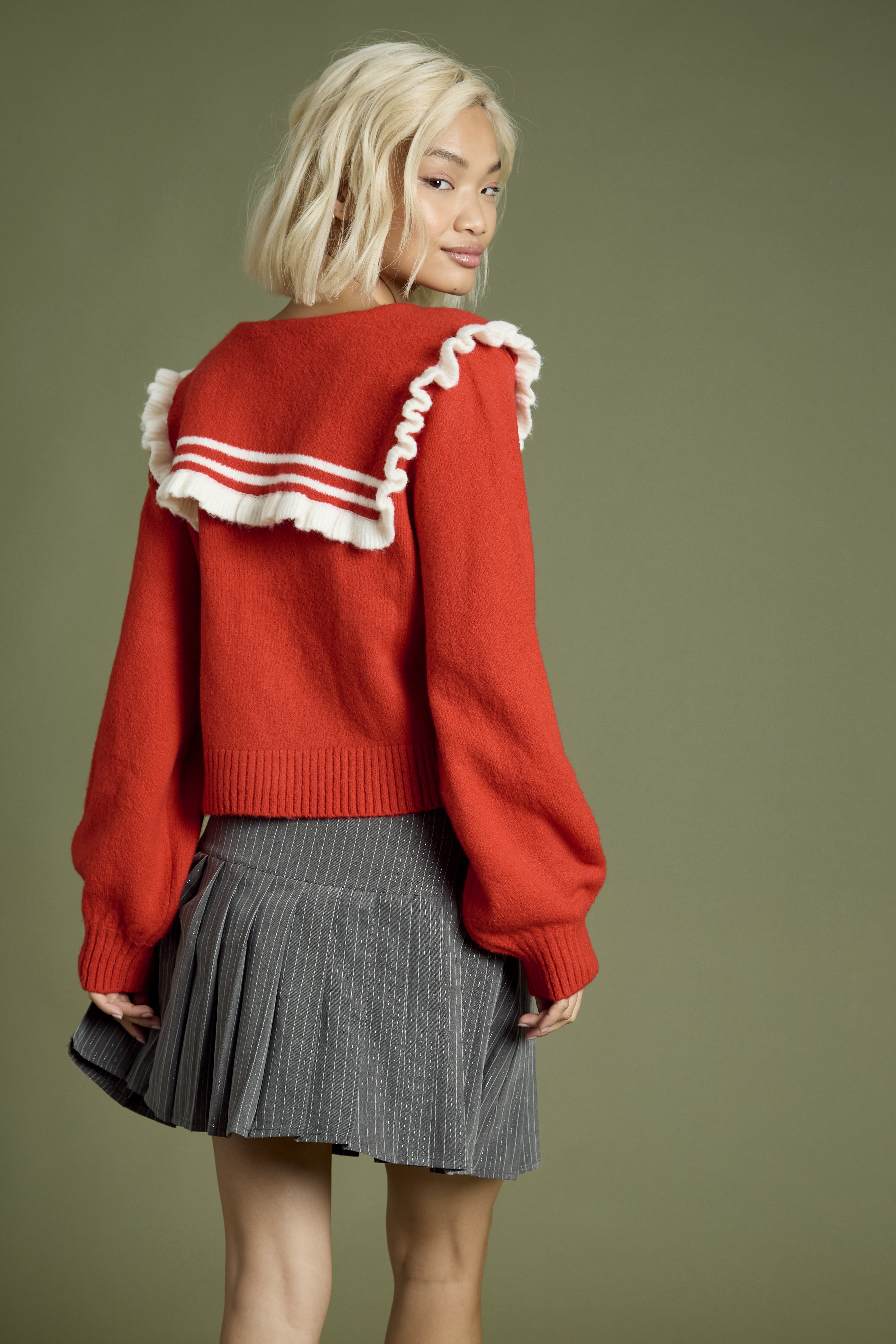Margaret Red Cardigan