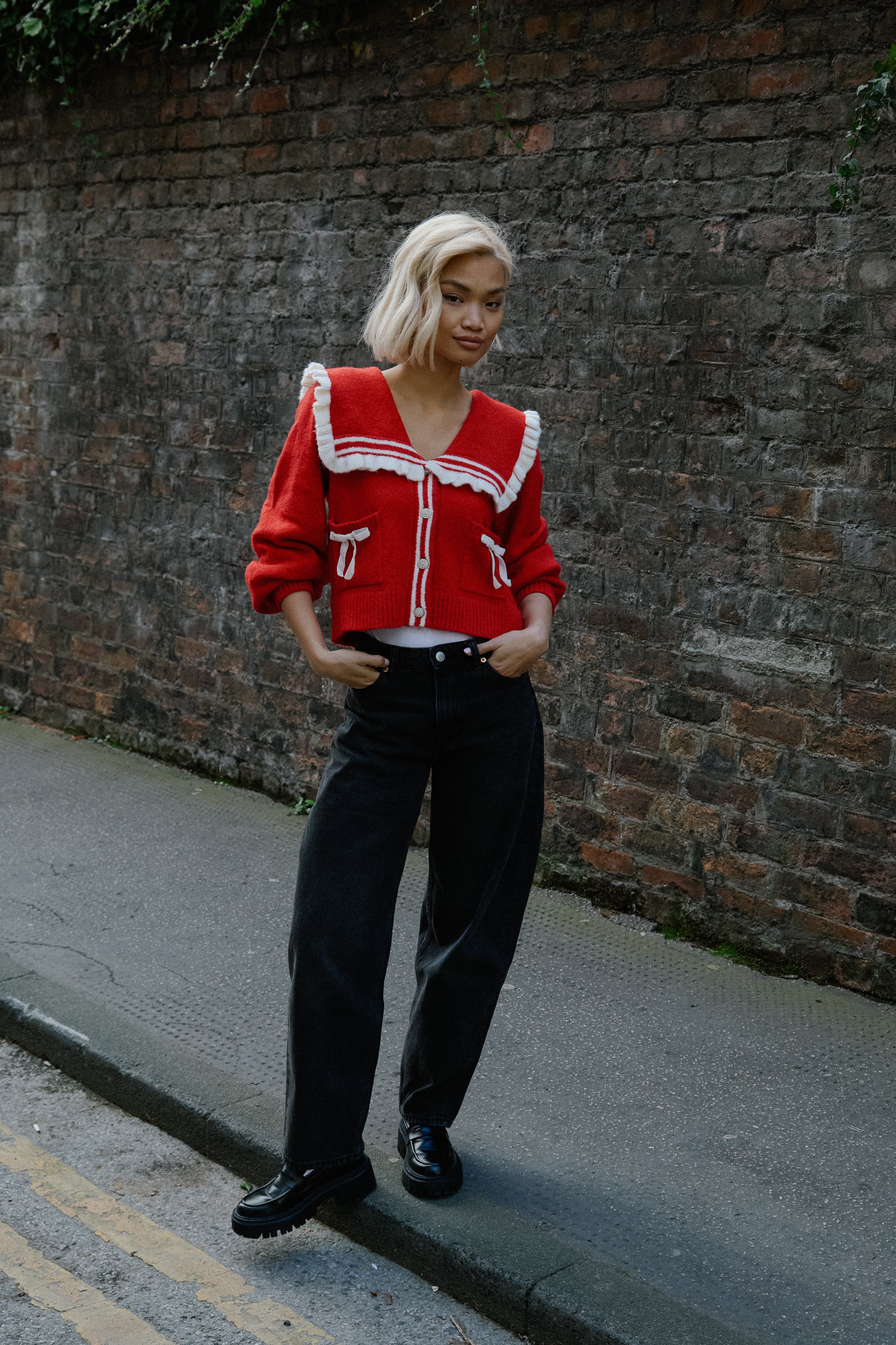Margaret Red Cardigan