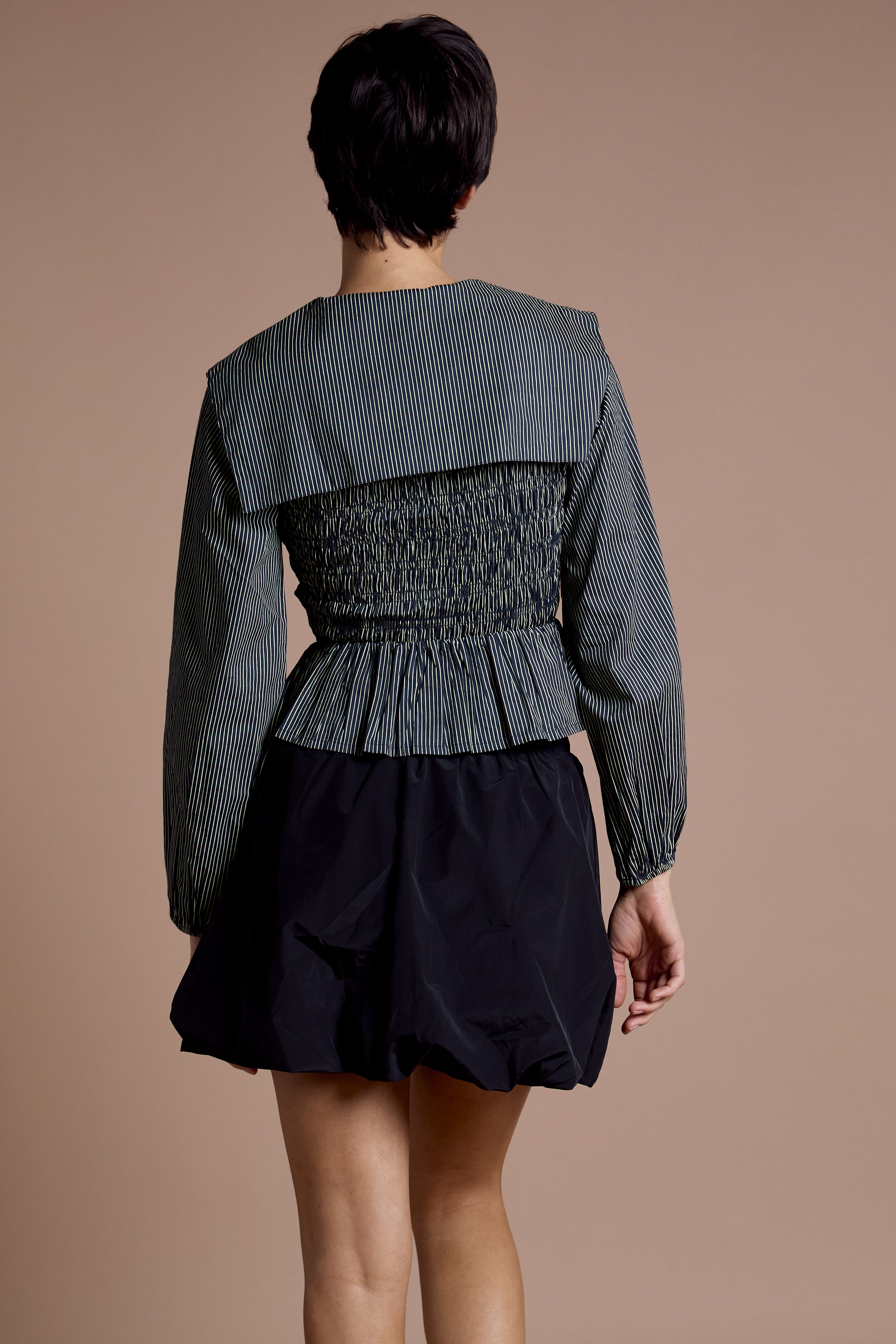 Romy Oversized Collar Blouse