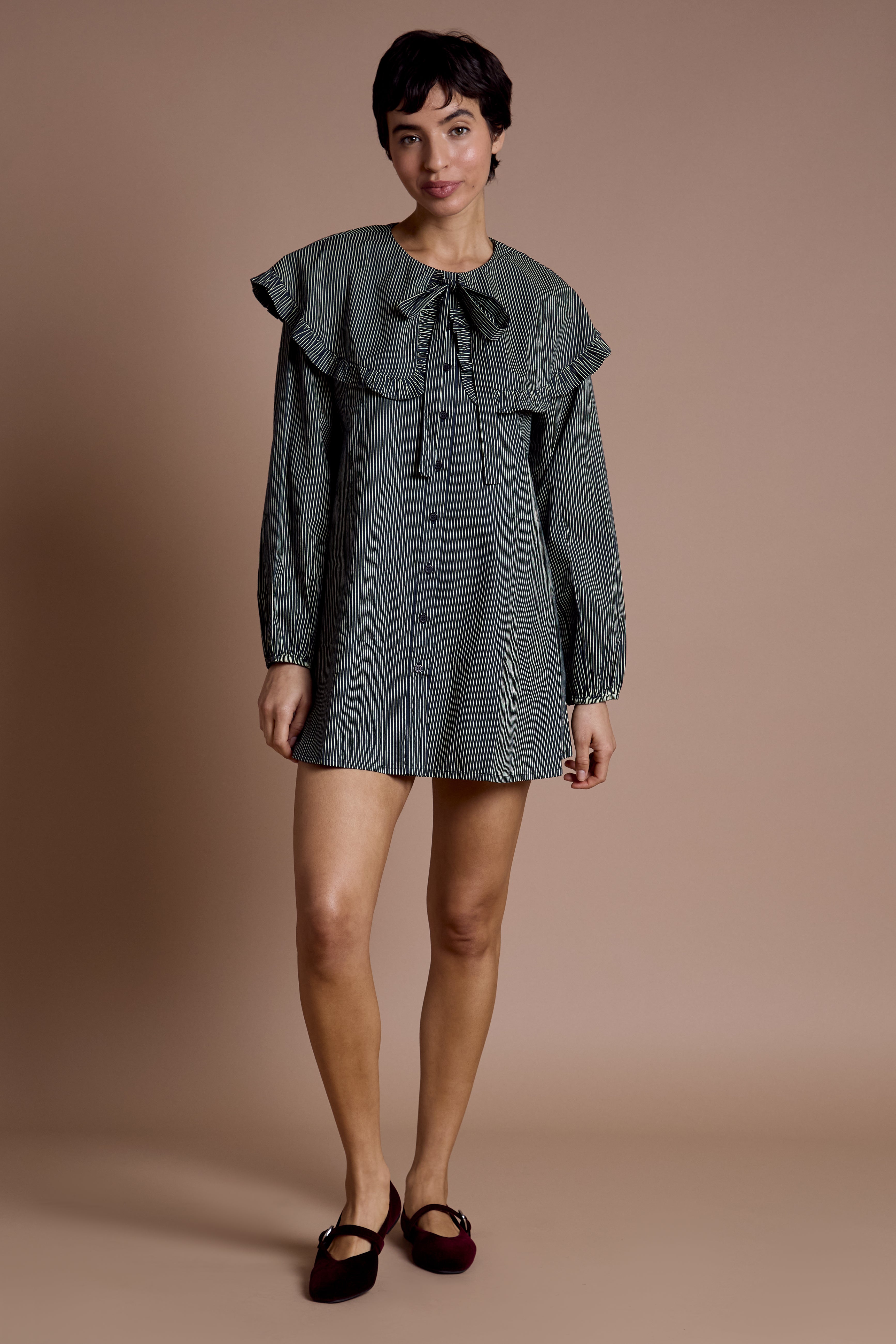 Sylvie Oversized Collar Dress