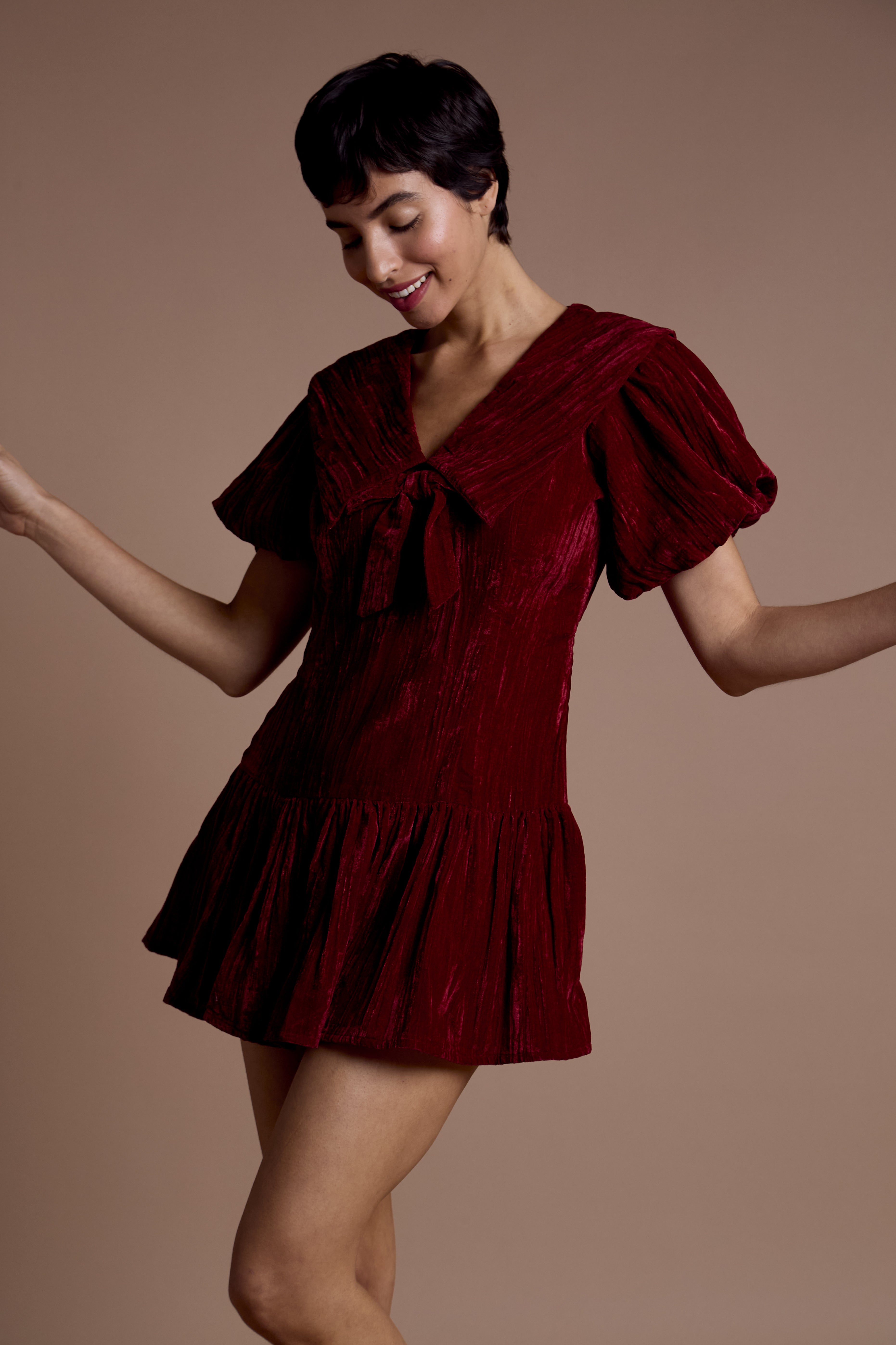 Sabrina Velvet Mini Dress