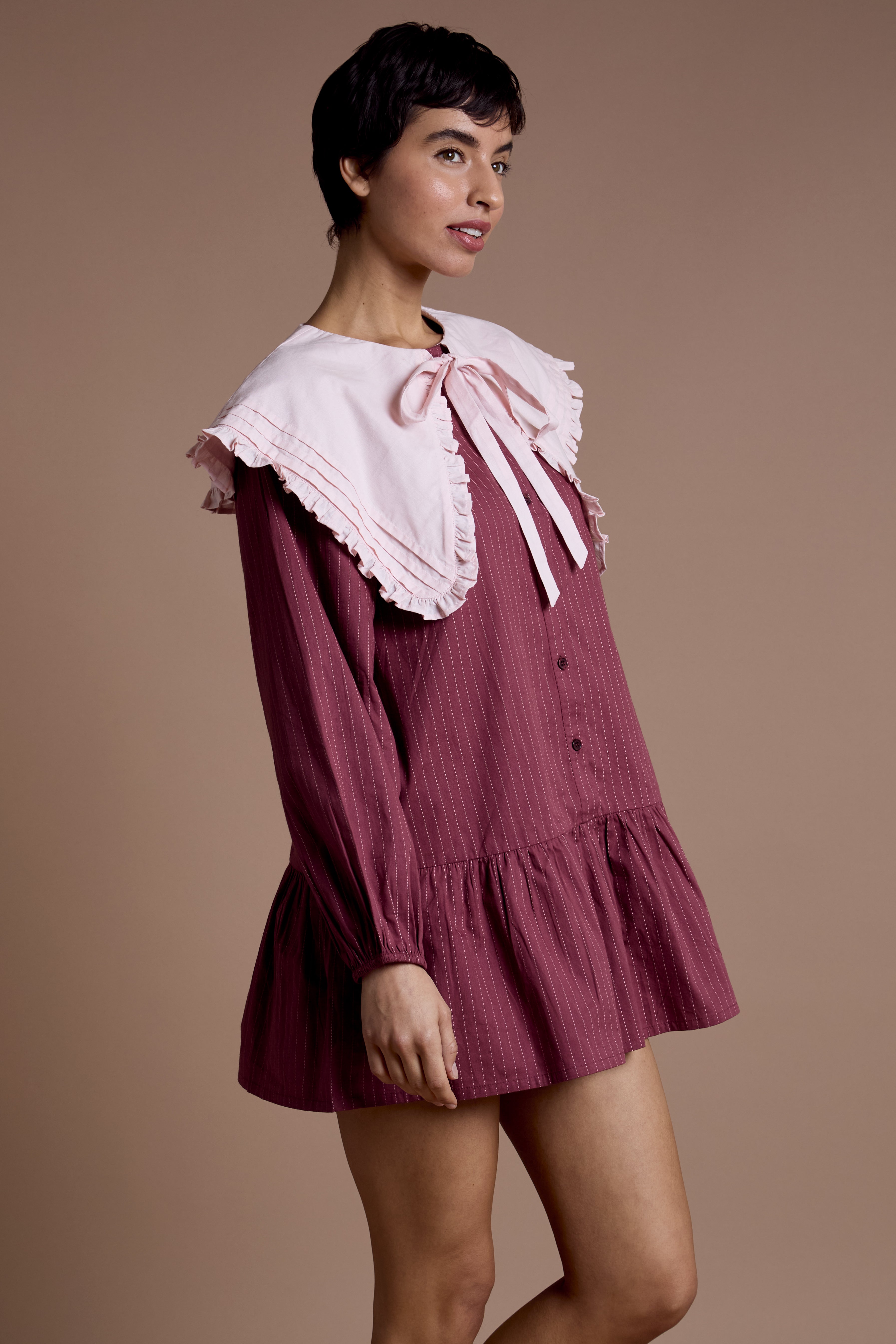 Ruby Oversized Collar Dress
