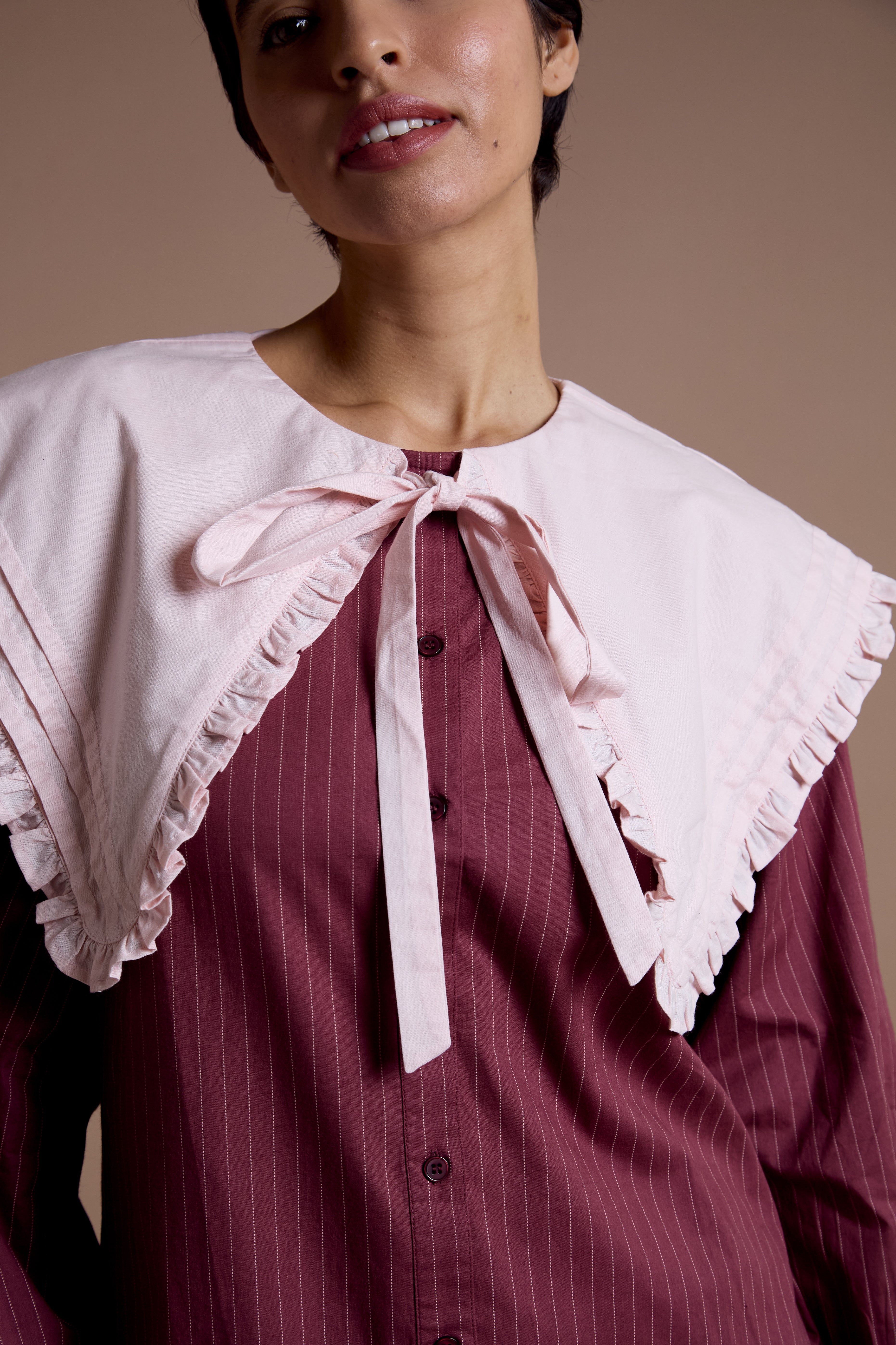 Ruby Oversized Collar Dress