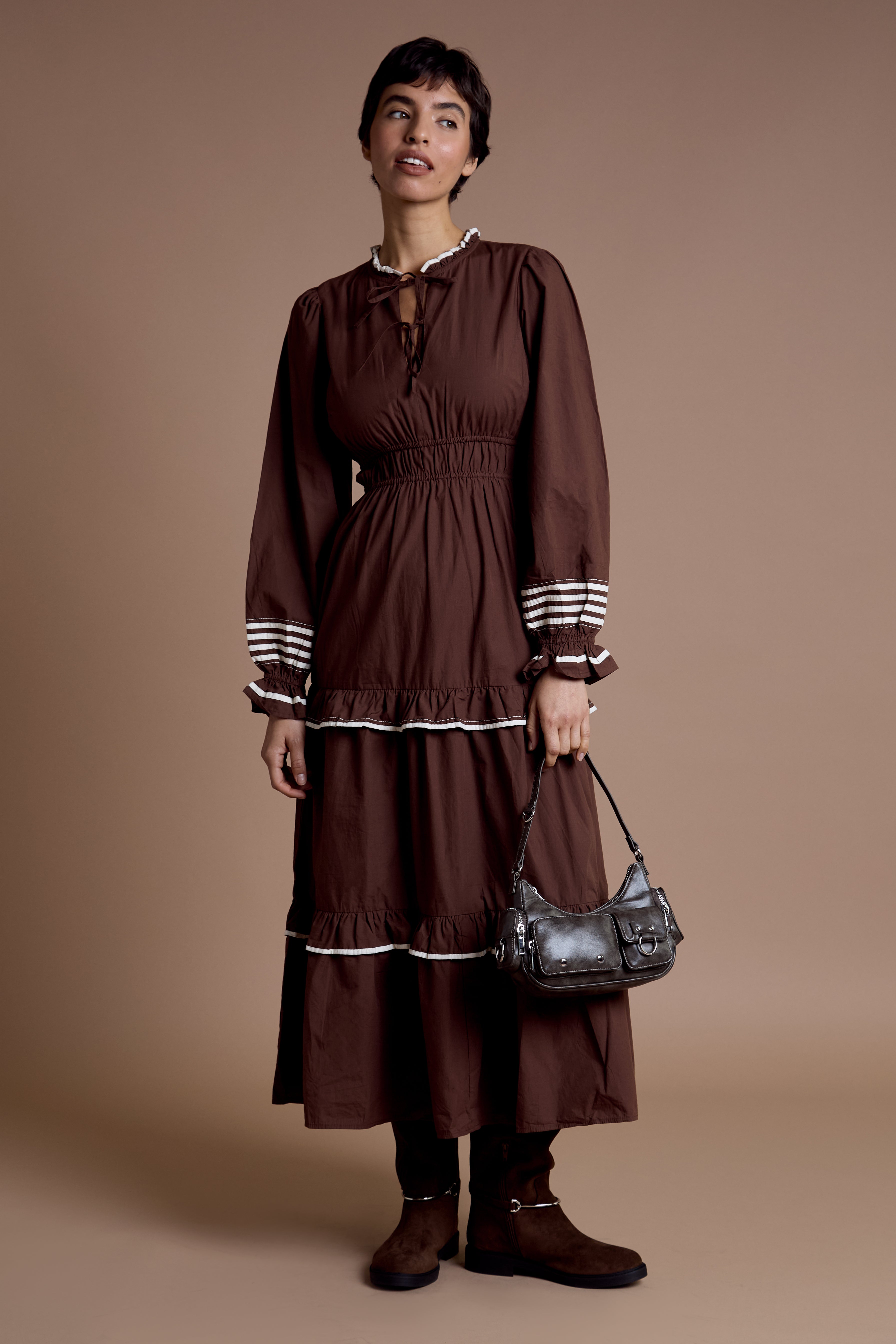 Minnie Midaxi Tiered Dress