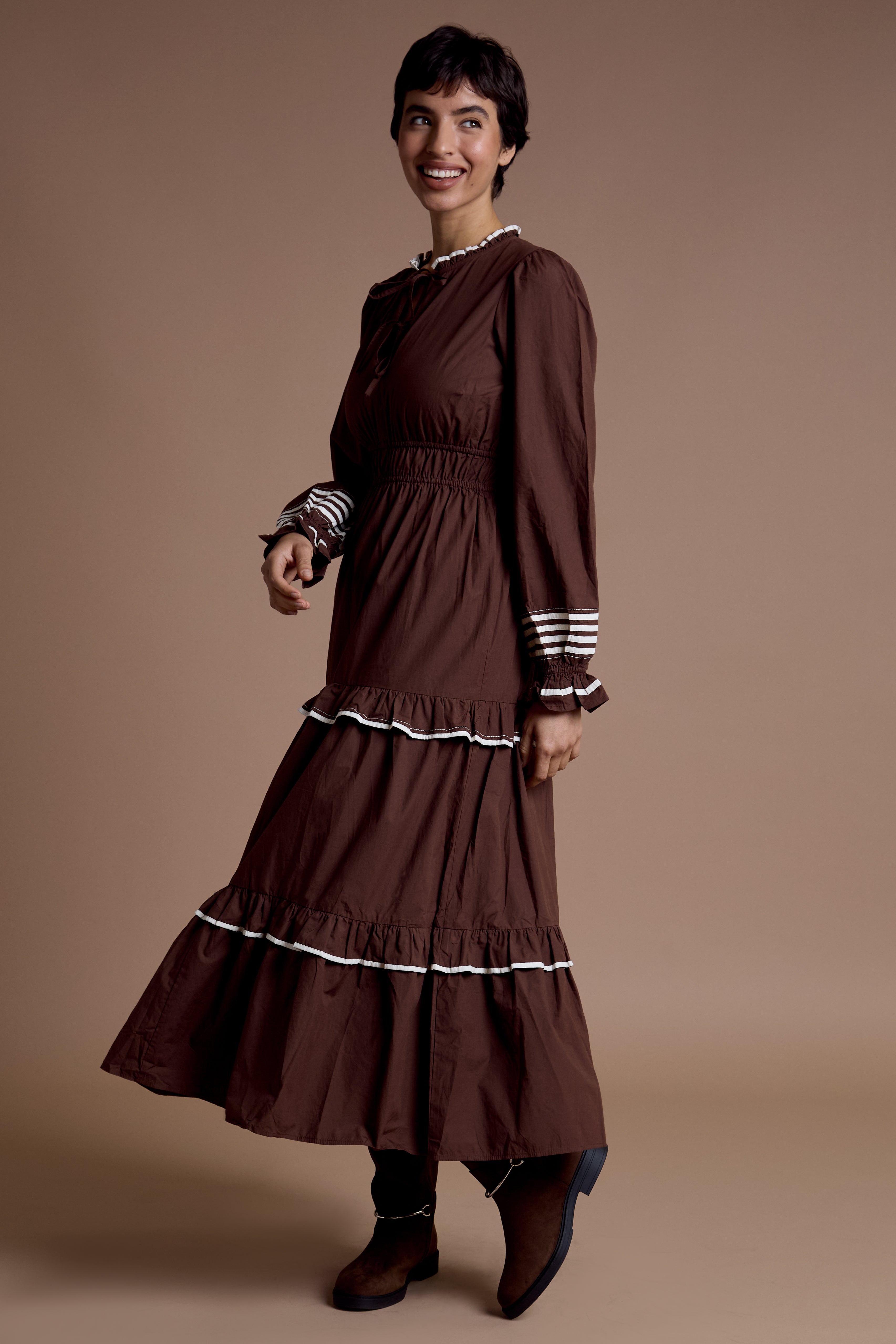 Minnie Midaxi Tiered Dress