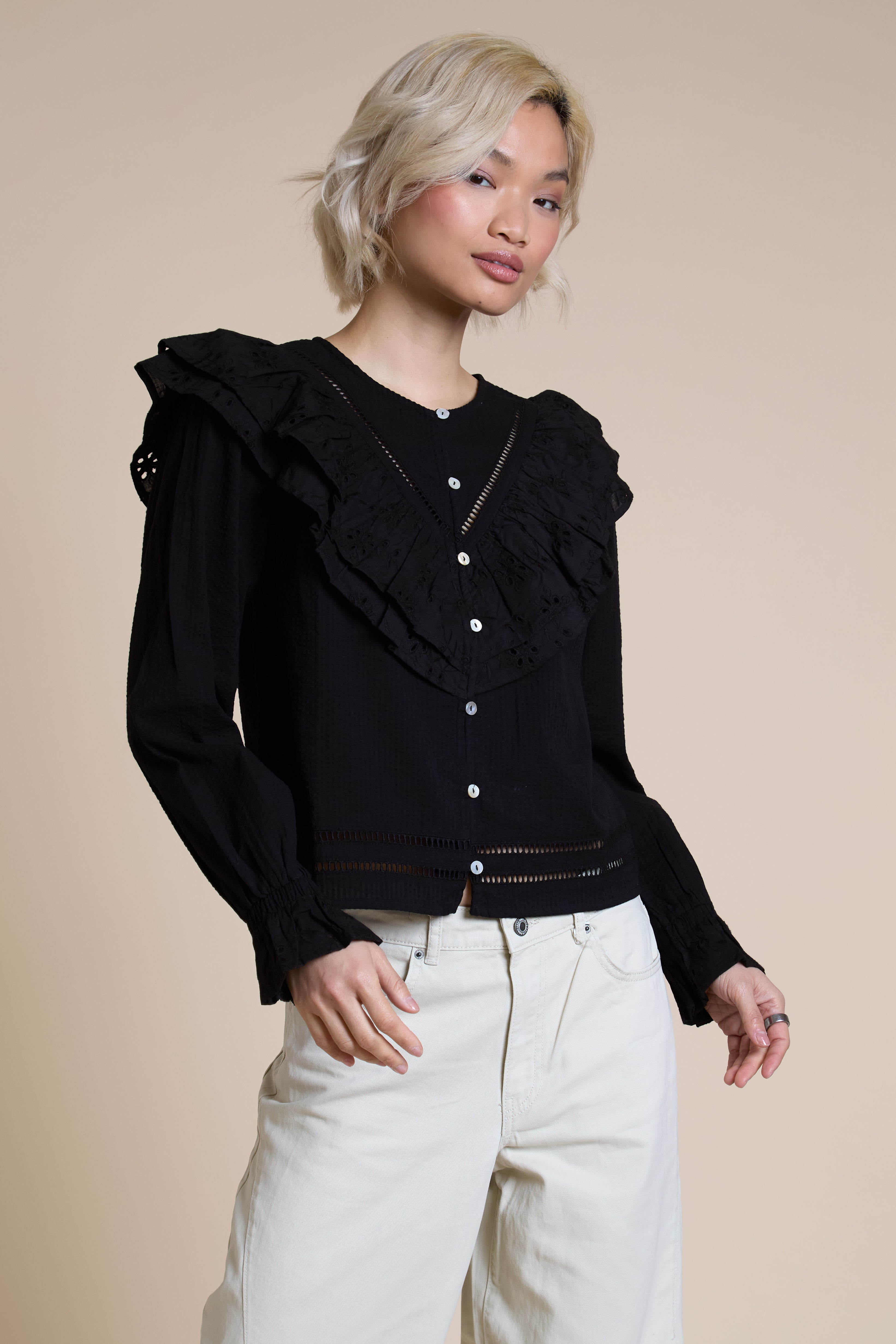 Alba Ruffle Blouse