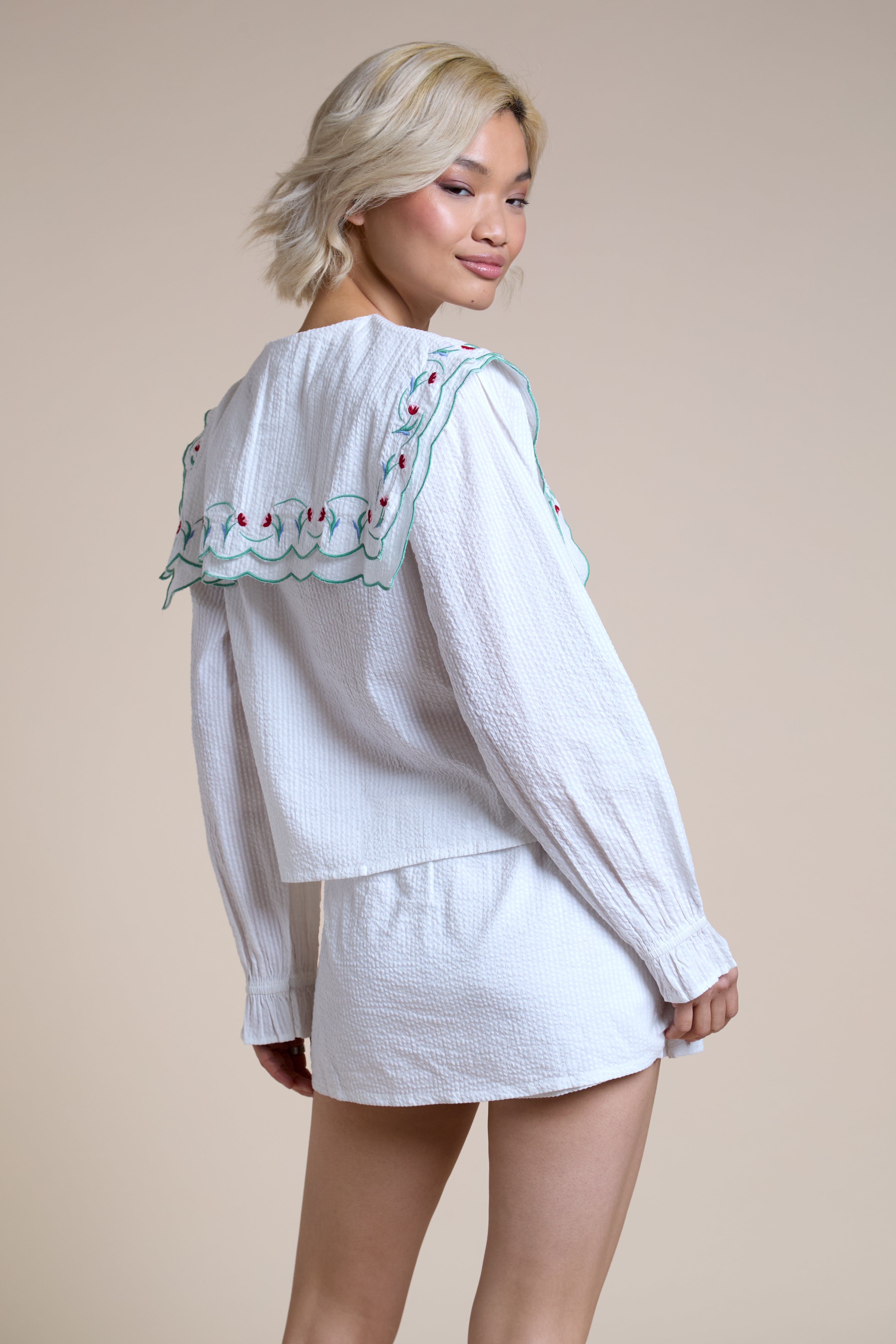 Tansy Floral Collar Blouse