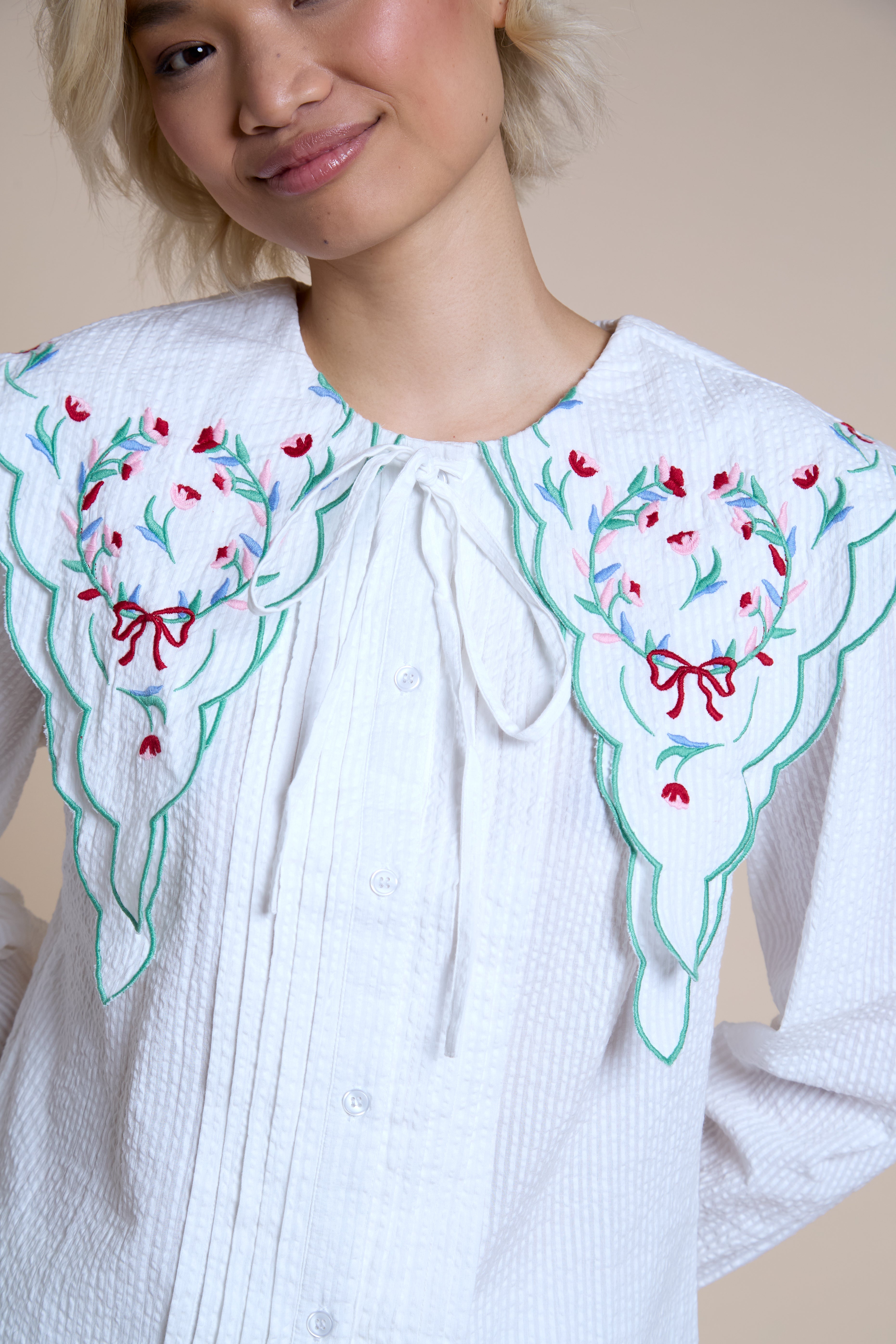 Tansy Floral Collar Blouse