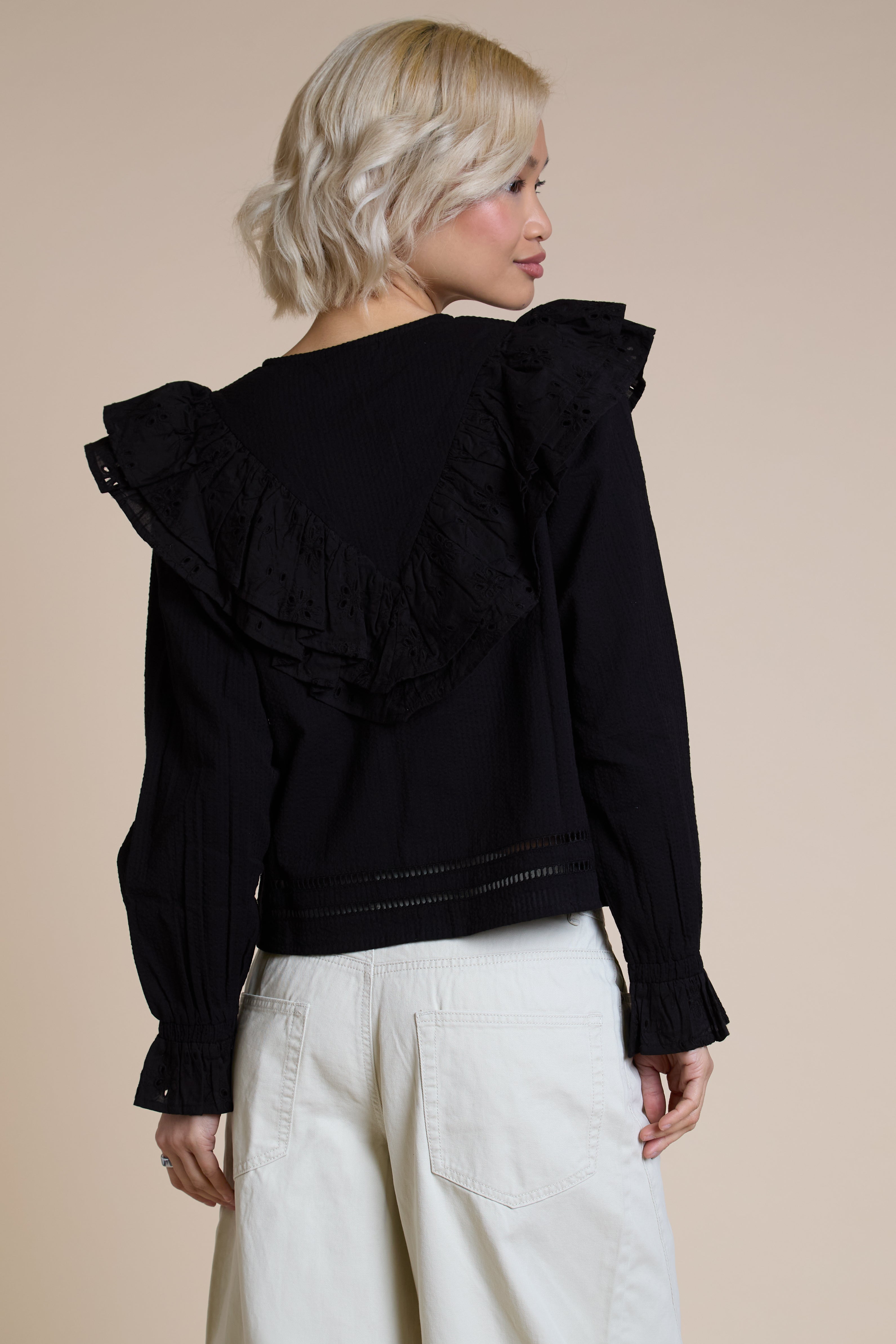 Alba Ruffle Blouse