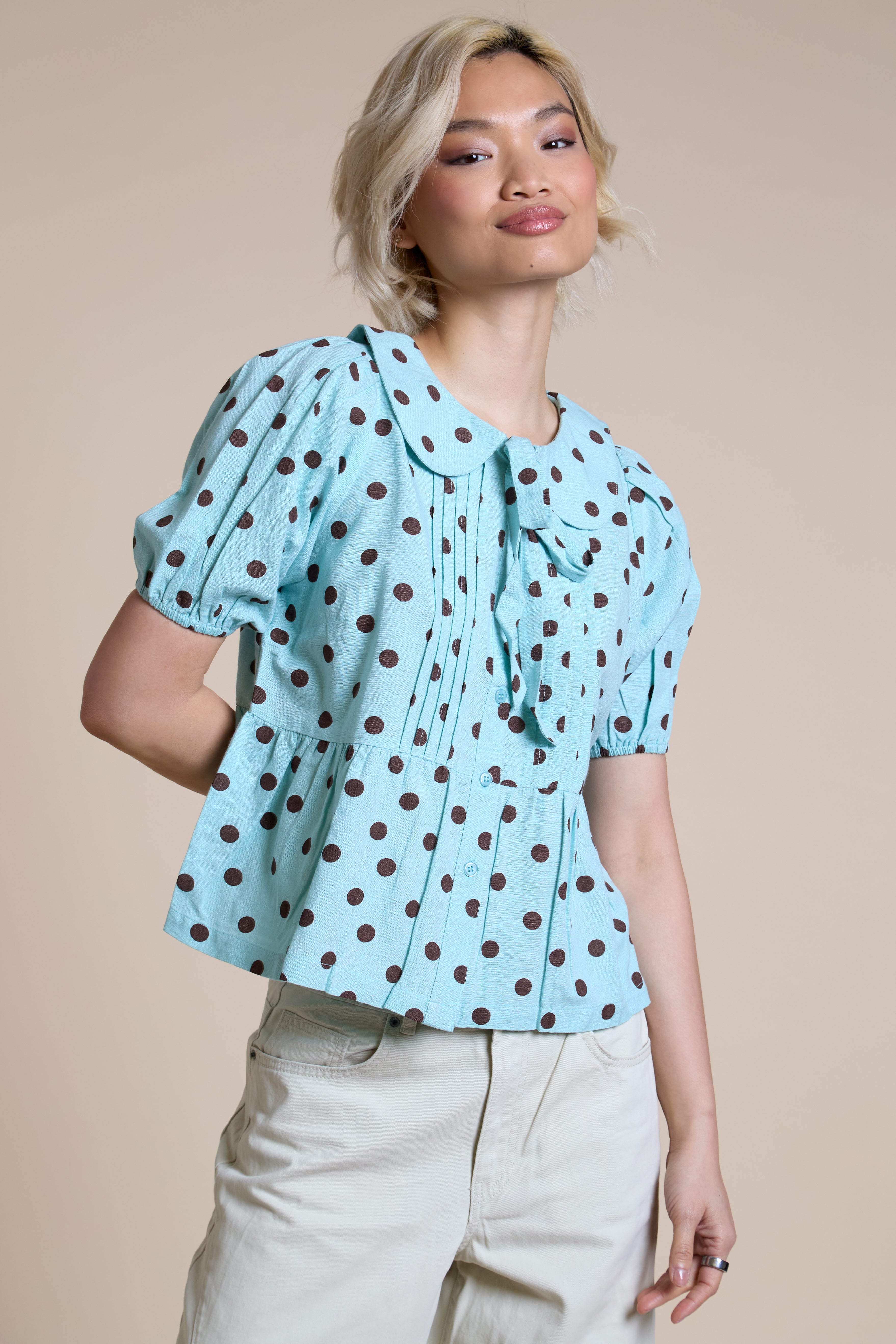 Posie Polka Dot Blouse