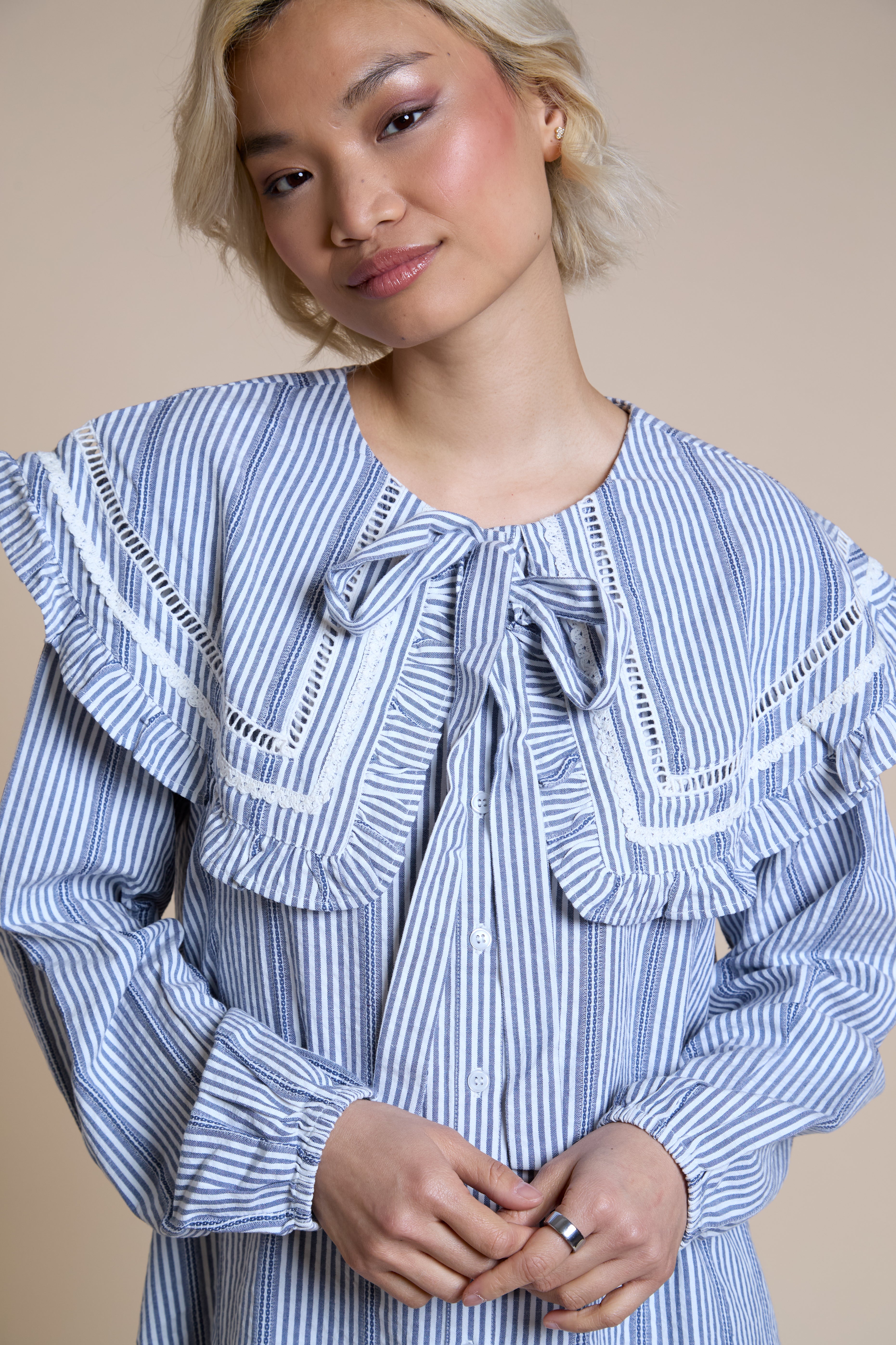 Posie Striped Babydoll Dress