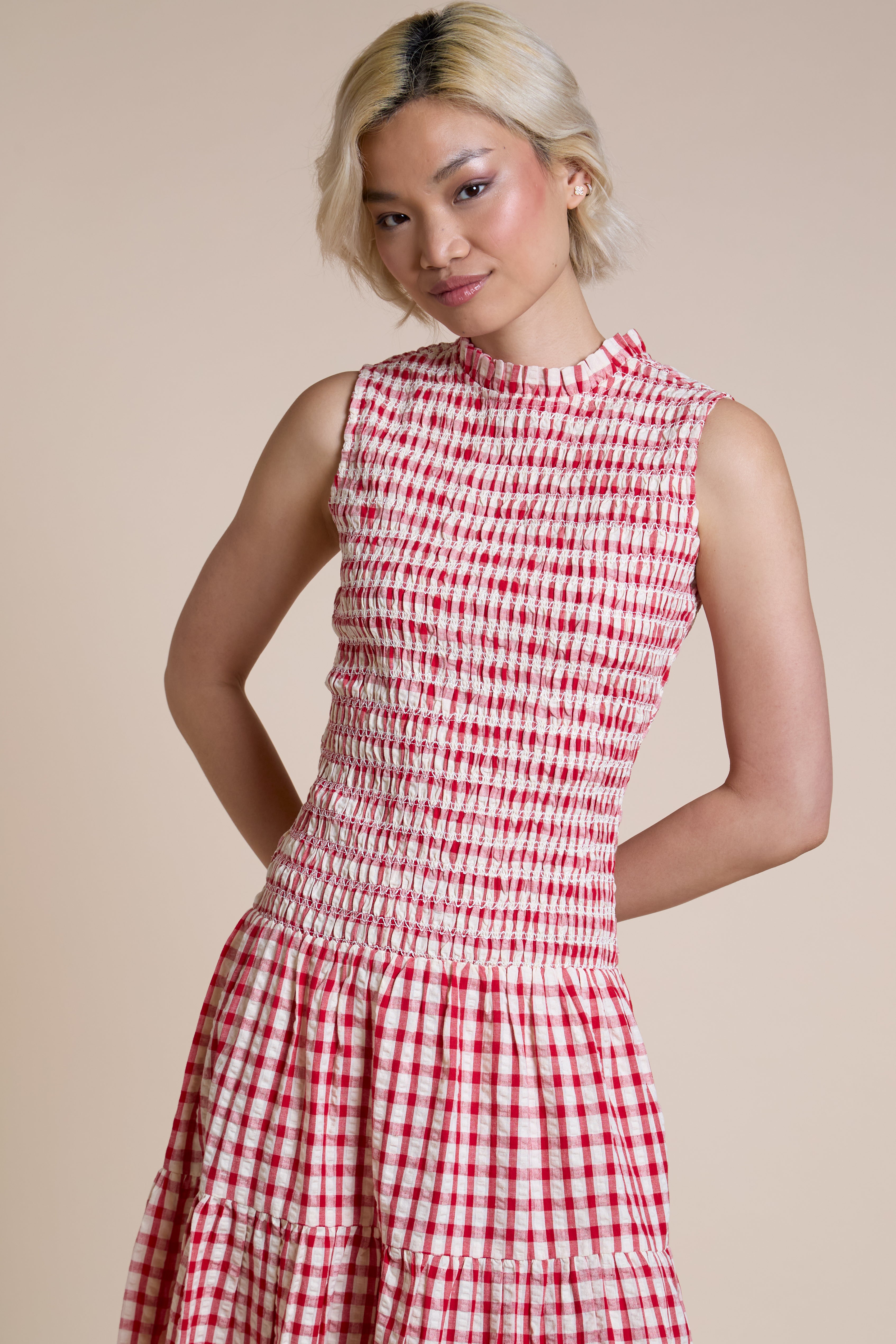 Soléa Check Dress