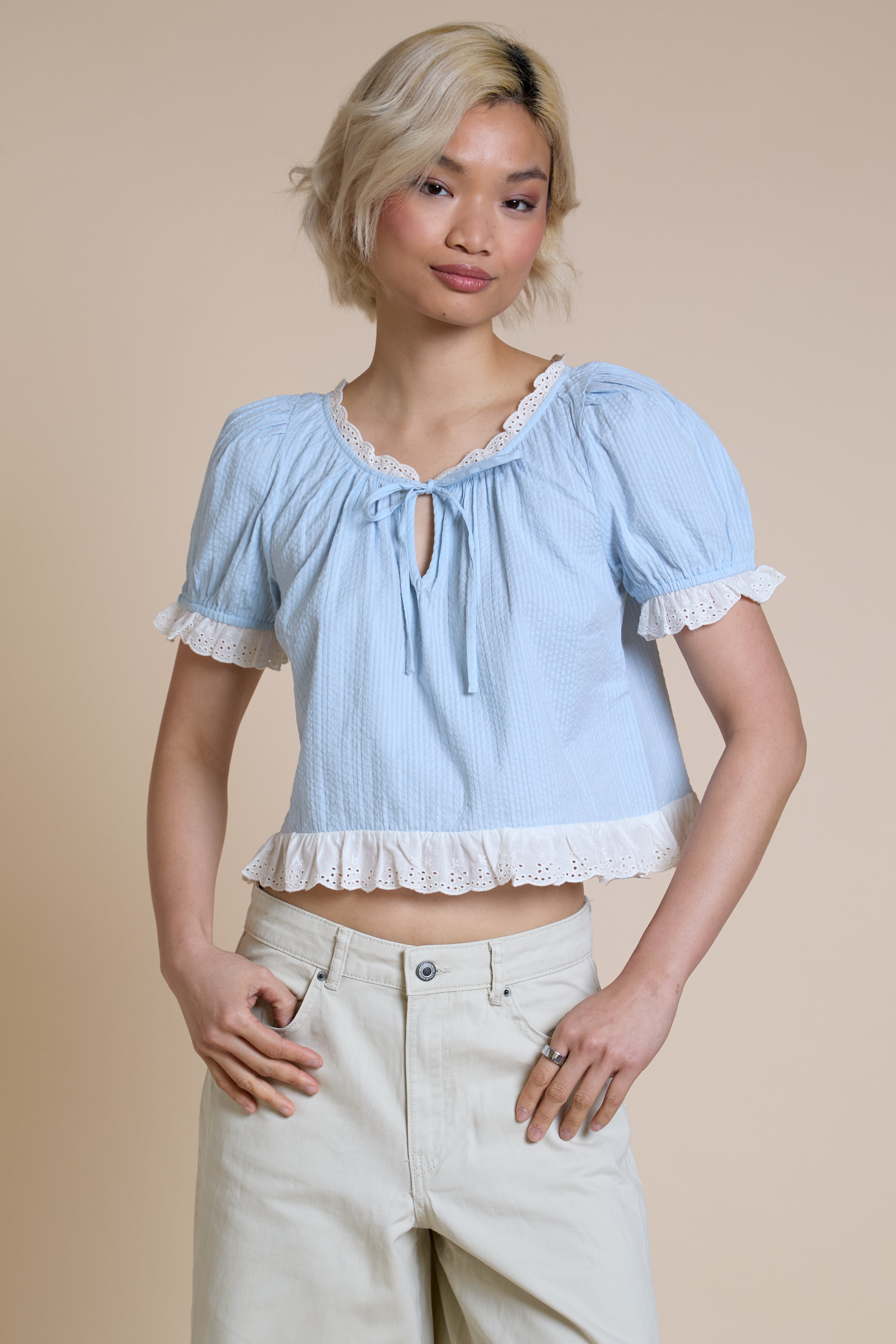 Mira Frilly Edge Blouse