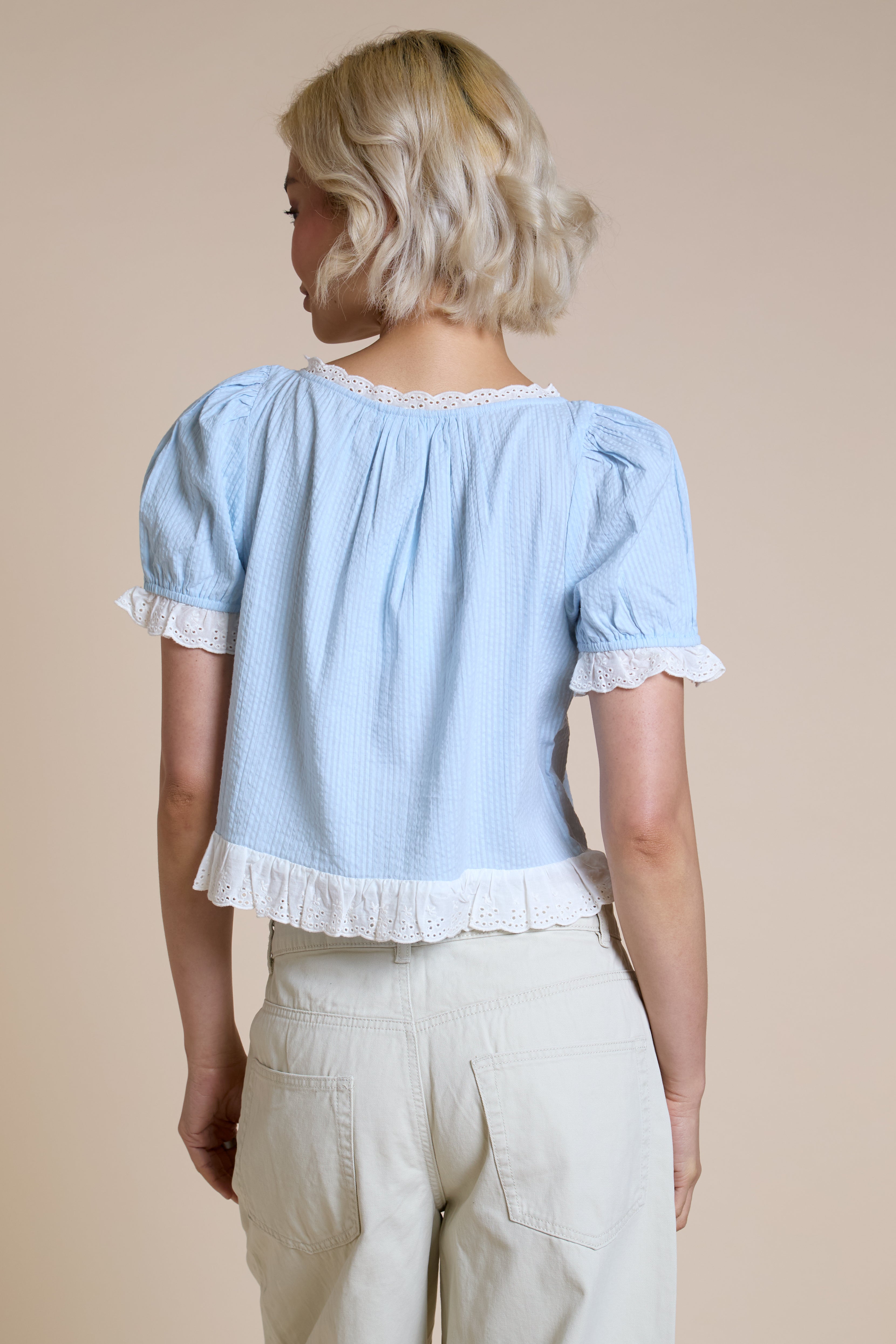 Mira Frilly Edge Blouse