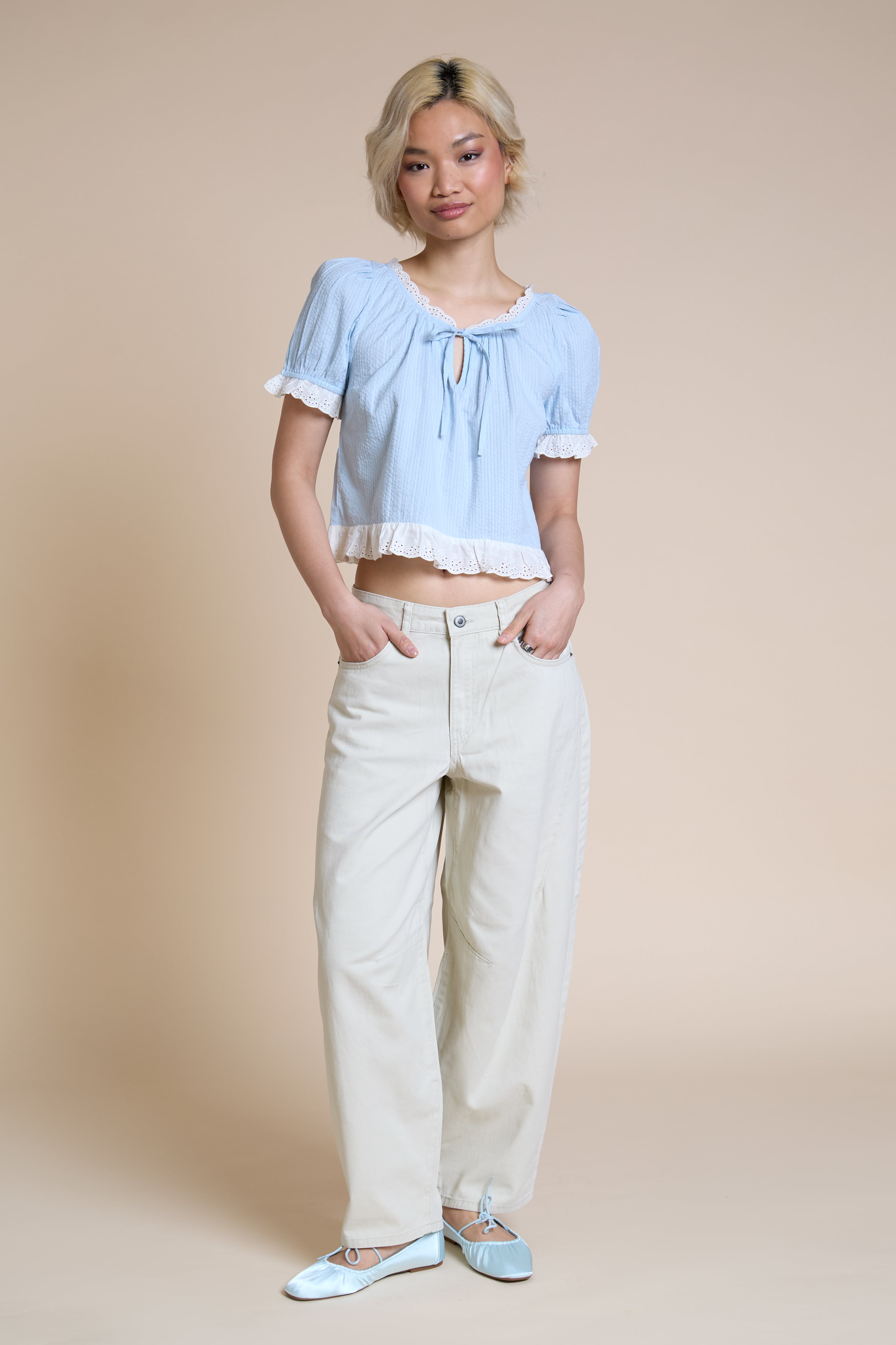 Mira Frilly Edge Blouse