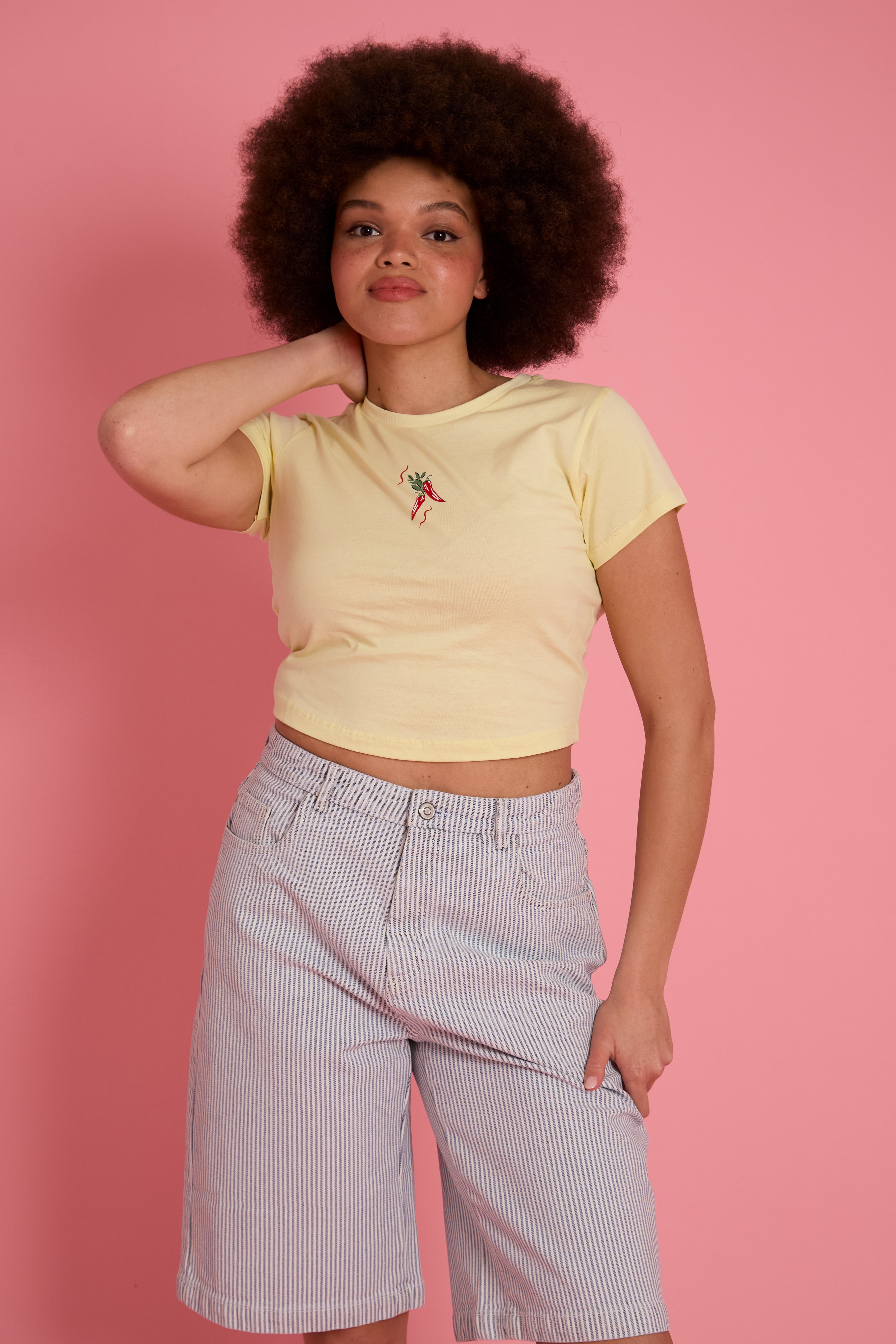 Kiki Chilli Baby Tee - Curve
