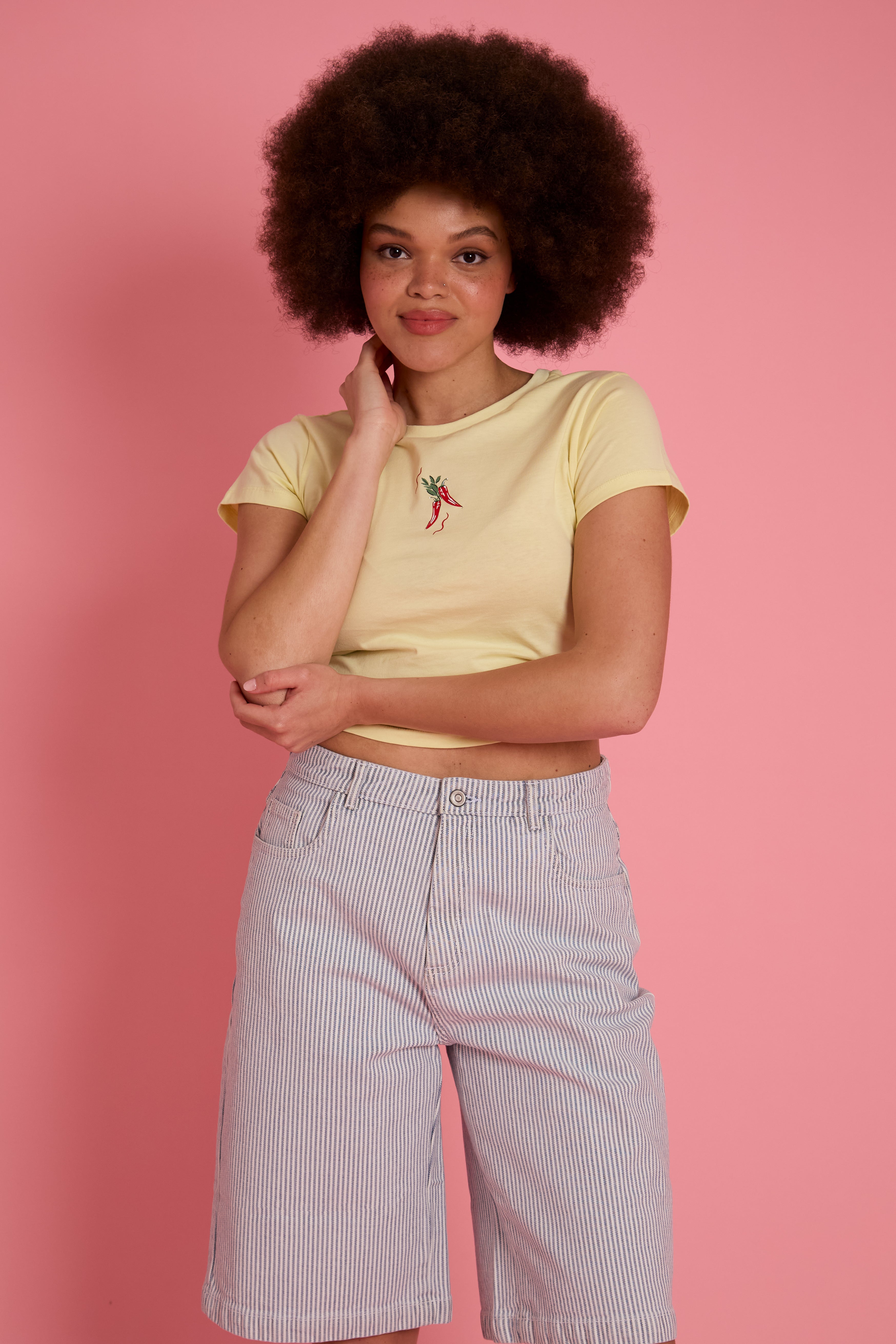 Kiki Chilli Baby Tee - Curve