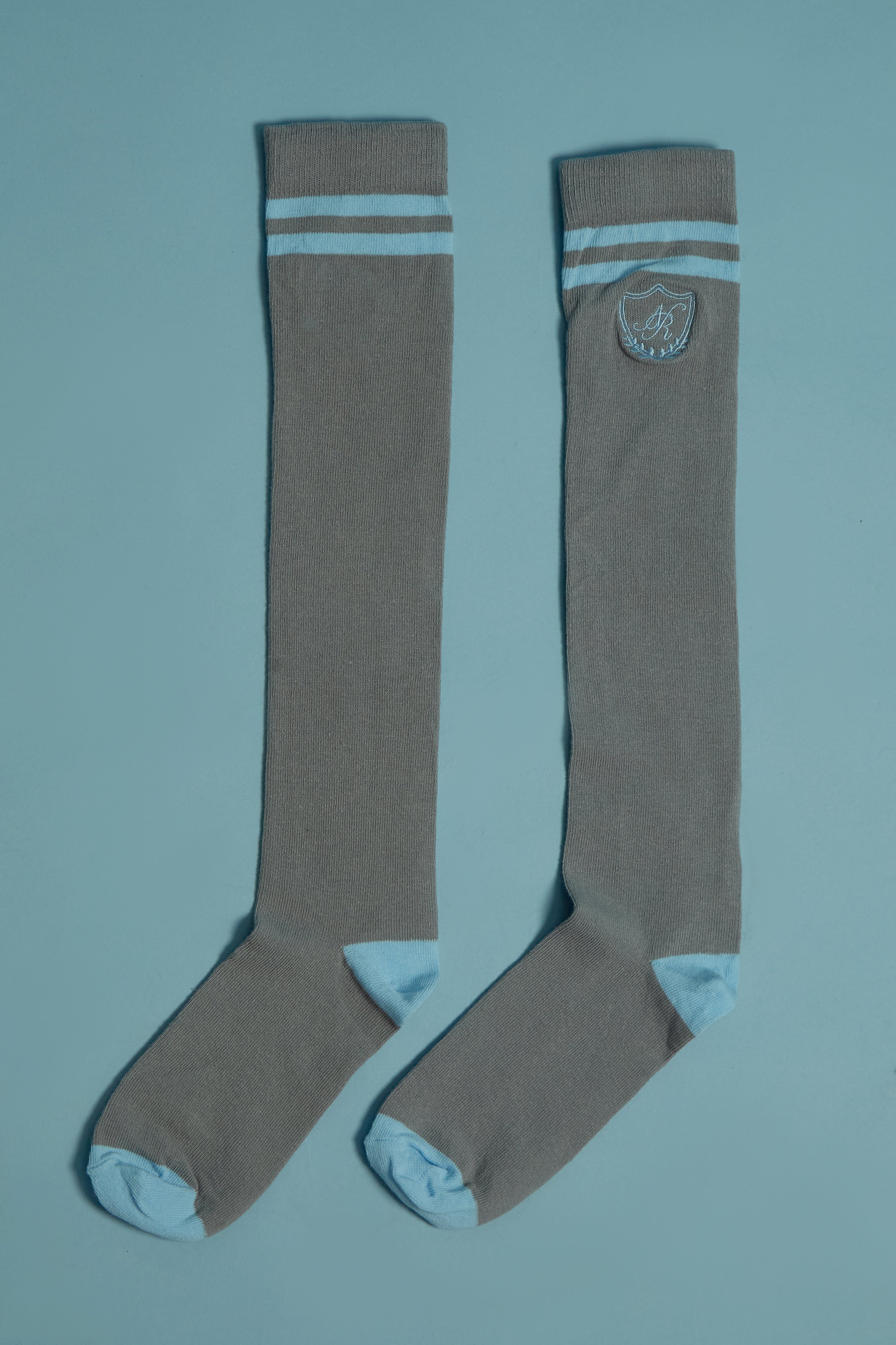 GREY & BLUE SOCKS