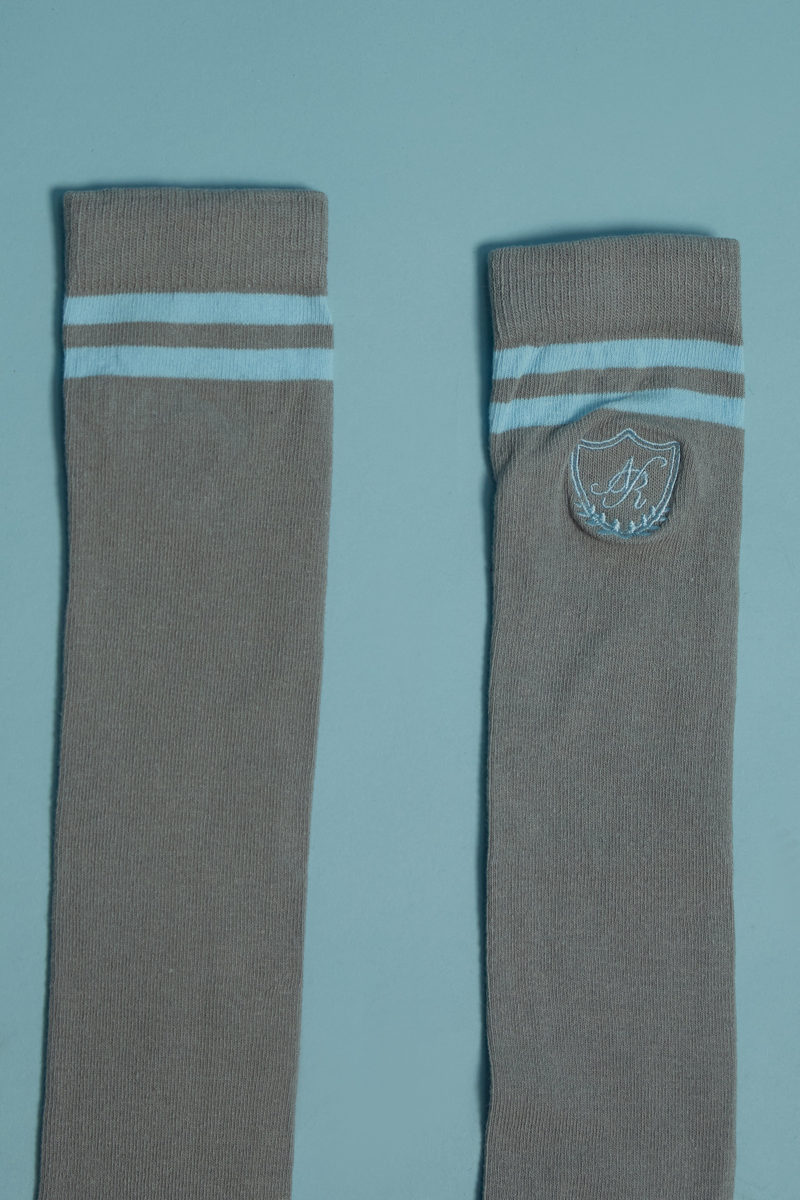 GREY & BLUE SOCKS