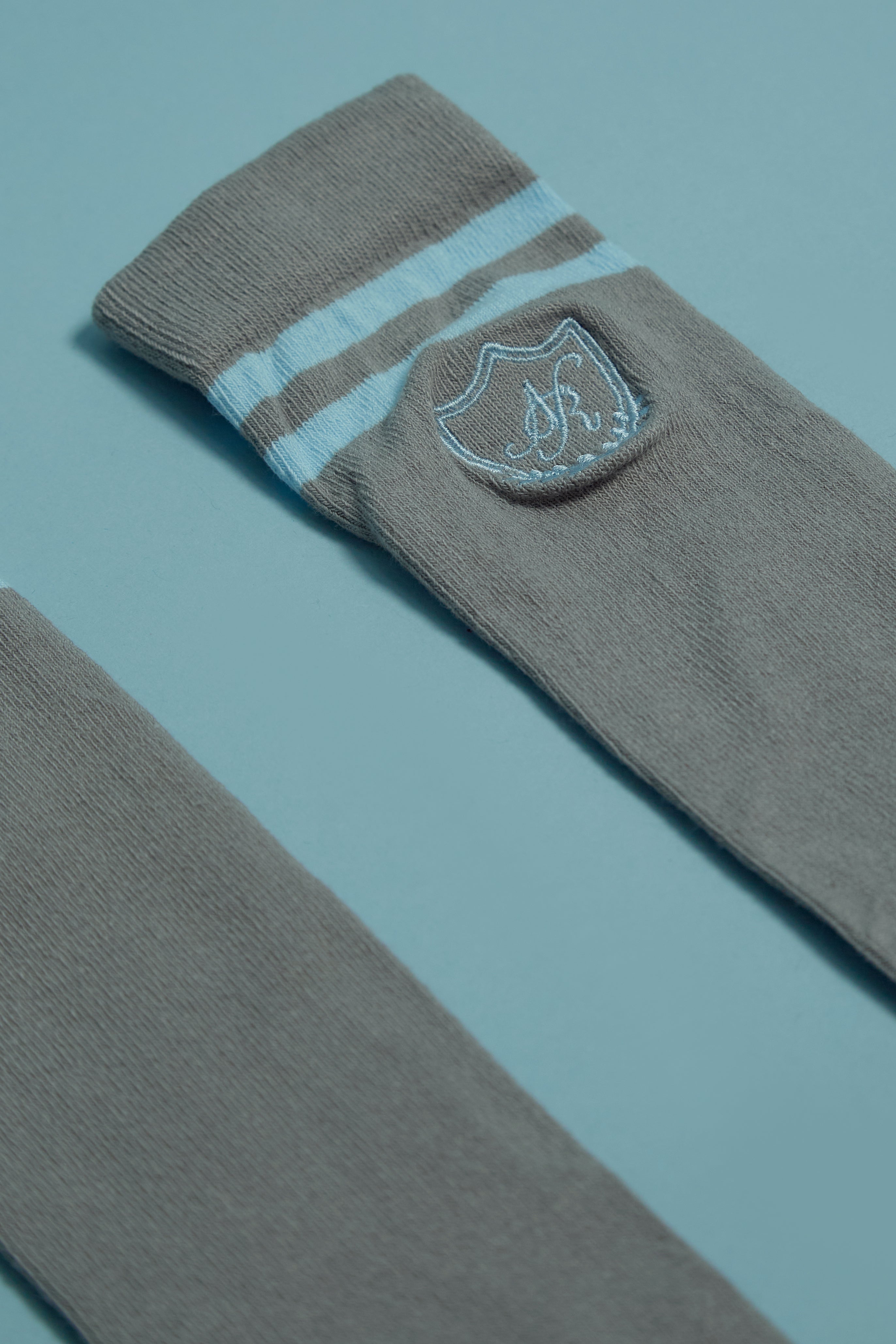GREY & BLUE SOCKS