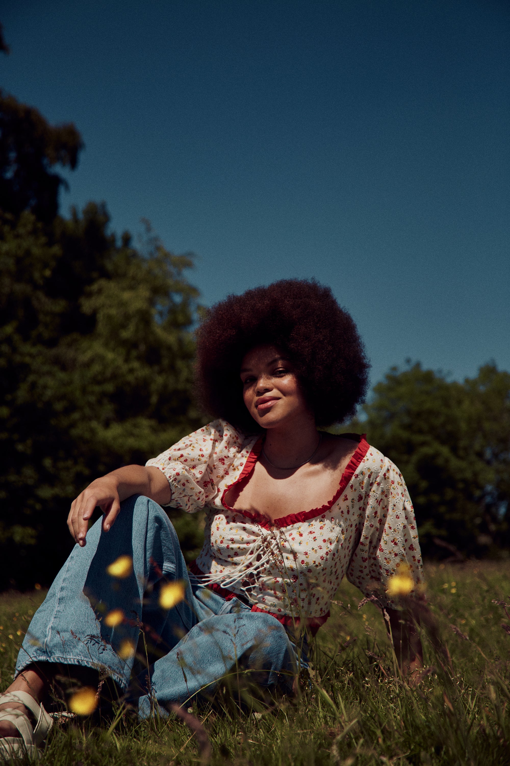 Blossom Broderie Corset Top - Curve