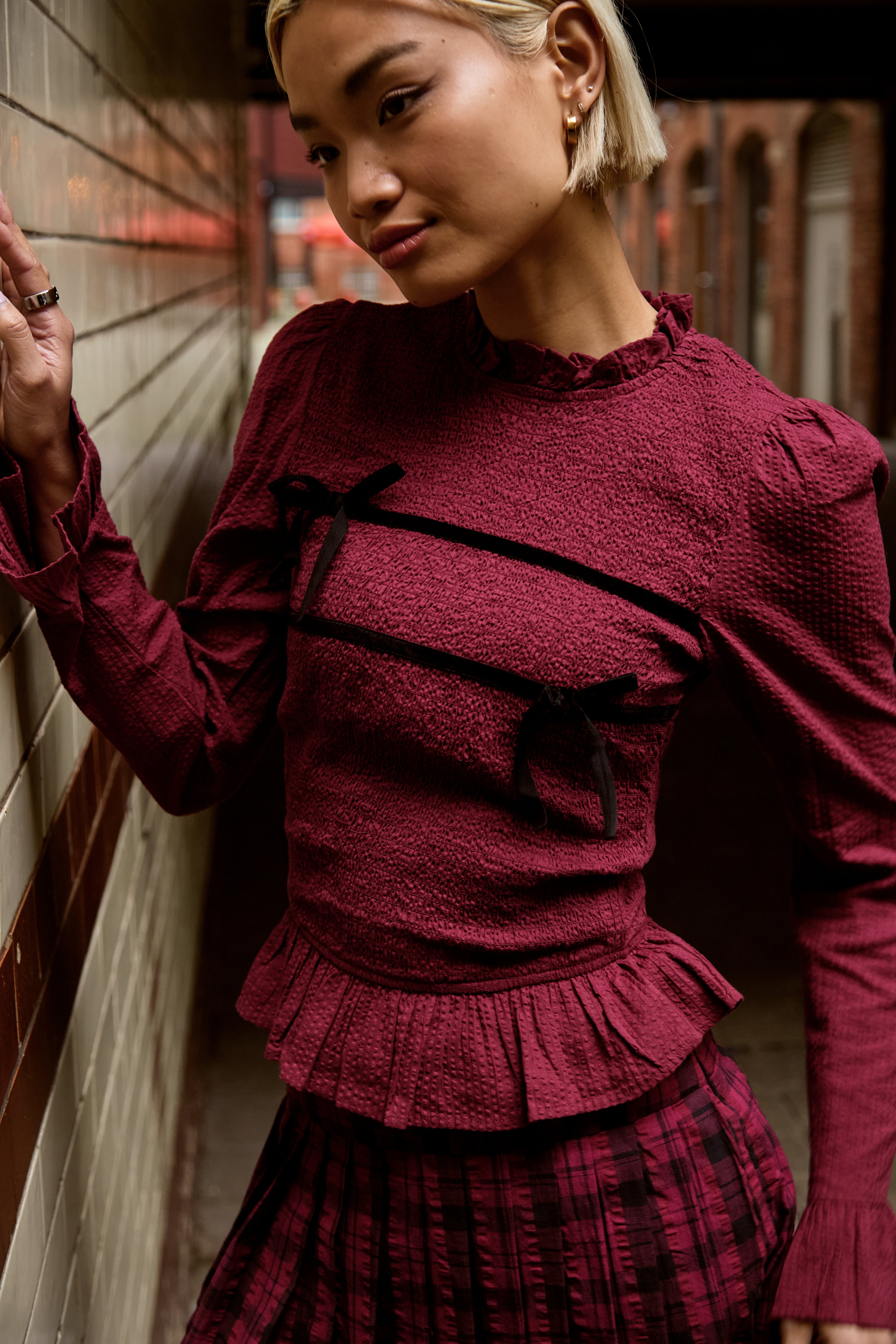 Anais Shirred Blouse