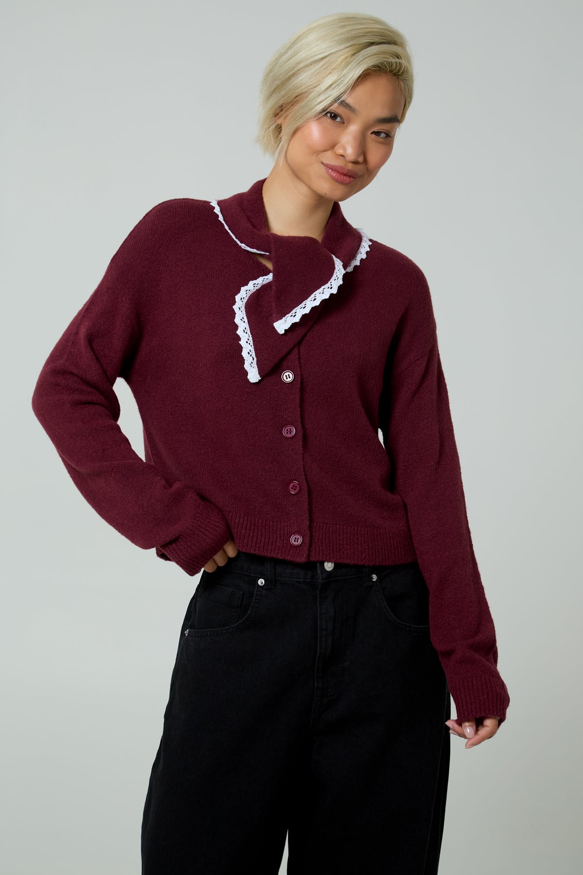 Lenora Neck Tie Cardigan