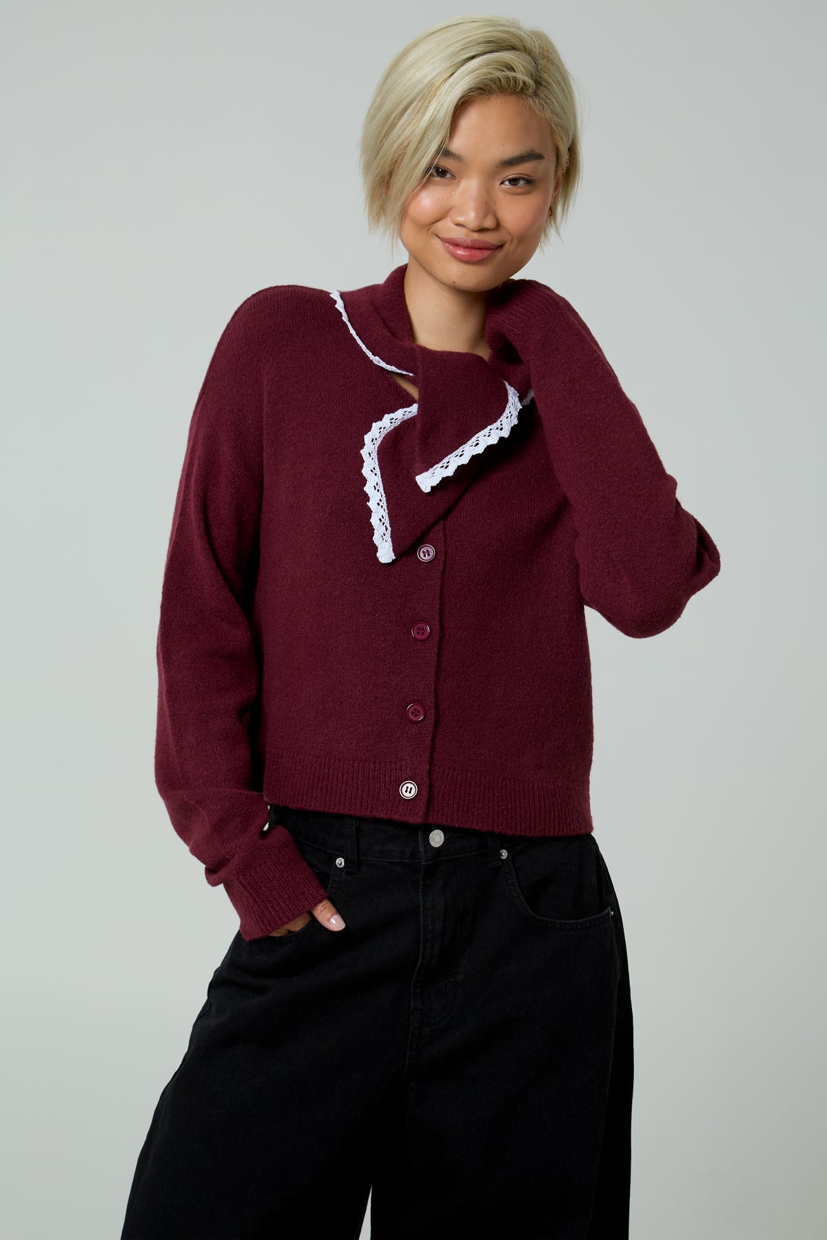 Lenora Neck Tie Cardigan